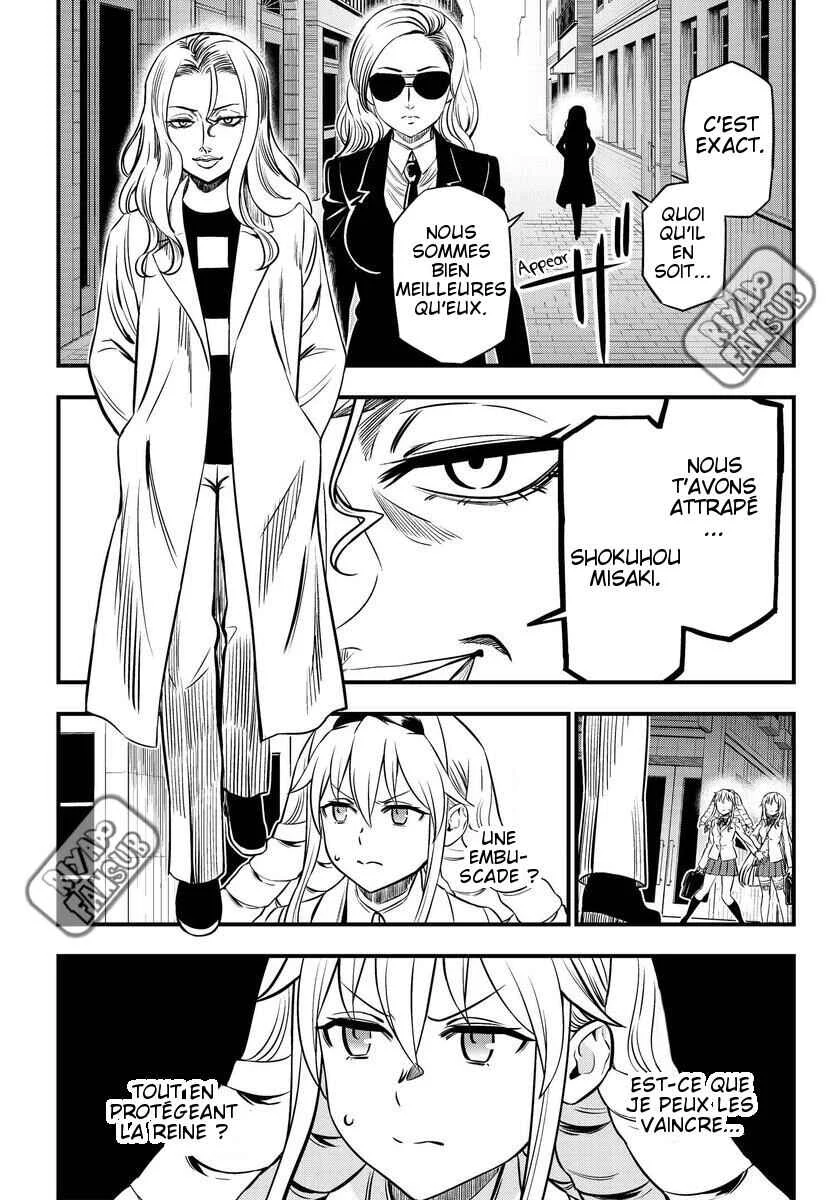 Toaru Majutsu no Index Gaiden - Toaru Kagaku no Mental Out Chapitre 1.2: La reine de Tokiwadai partie 2 - Page 9