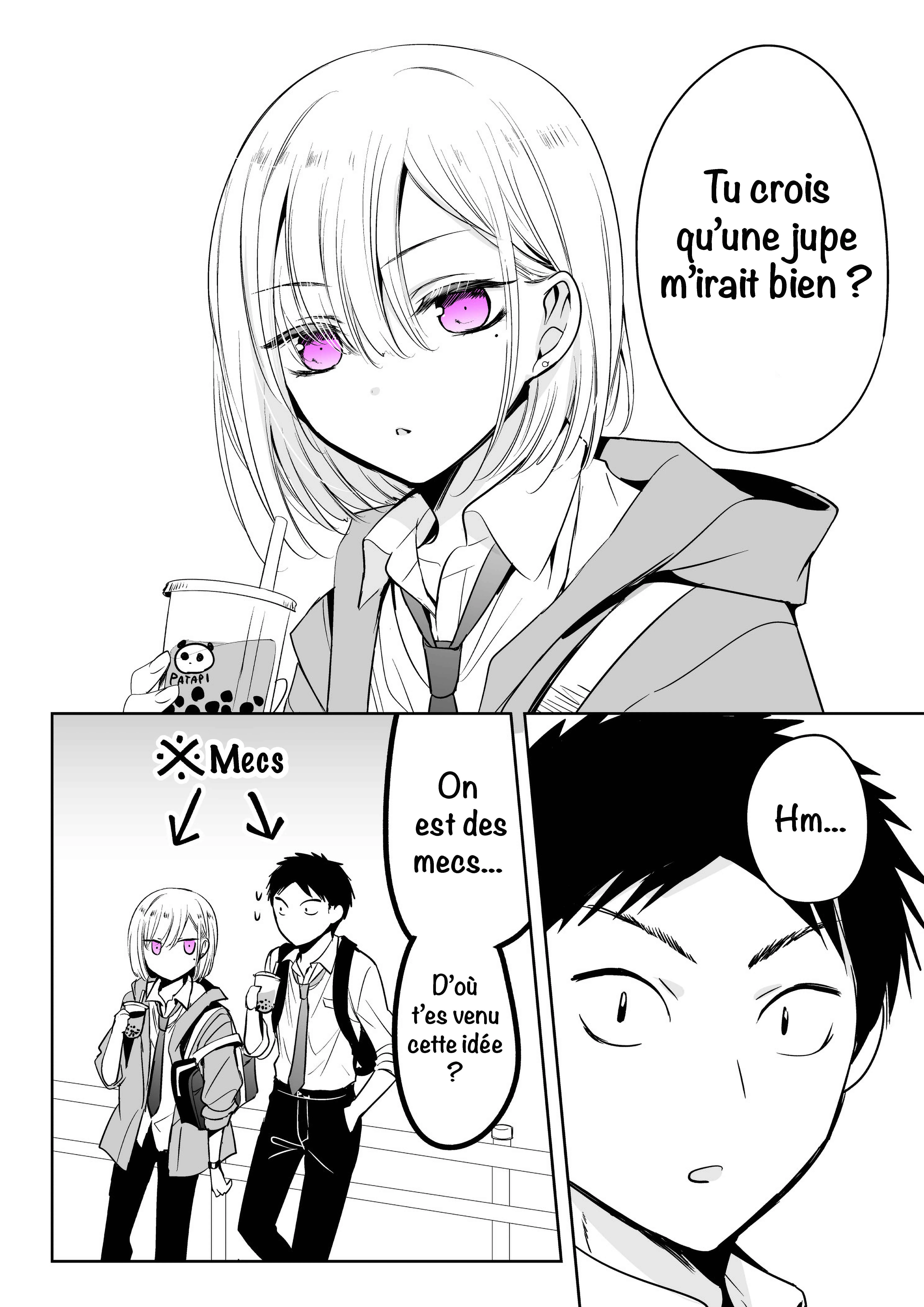 Tomodachi ga Skirt haite mitai tte Itte kita Ken Chapitre 1: La fois où mon ami voulait essayer une jupe - Page 2