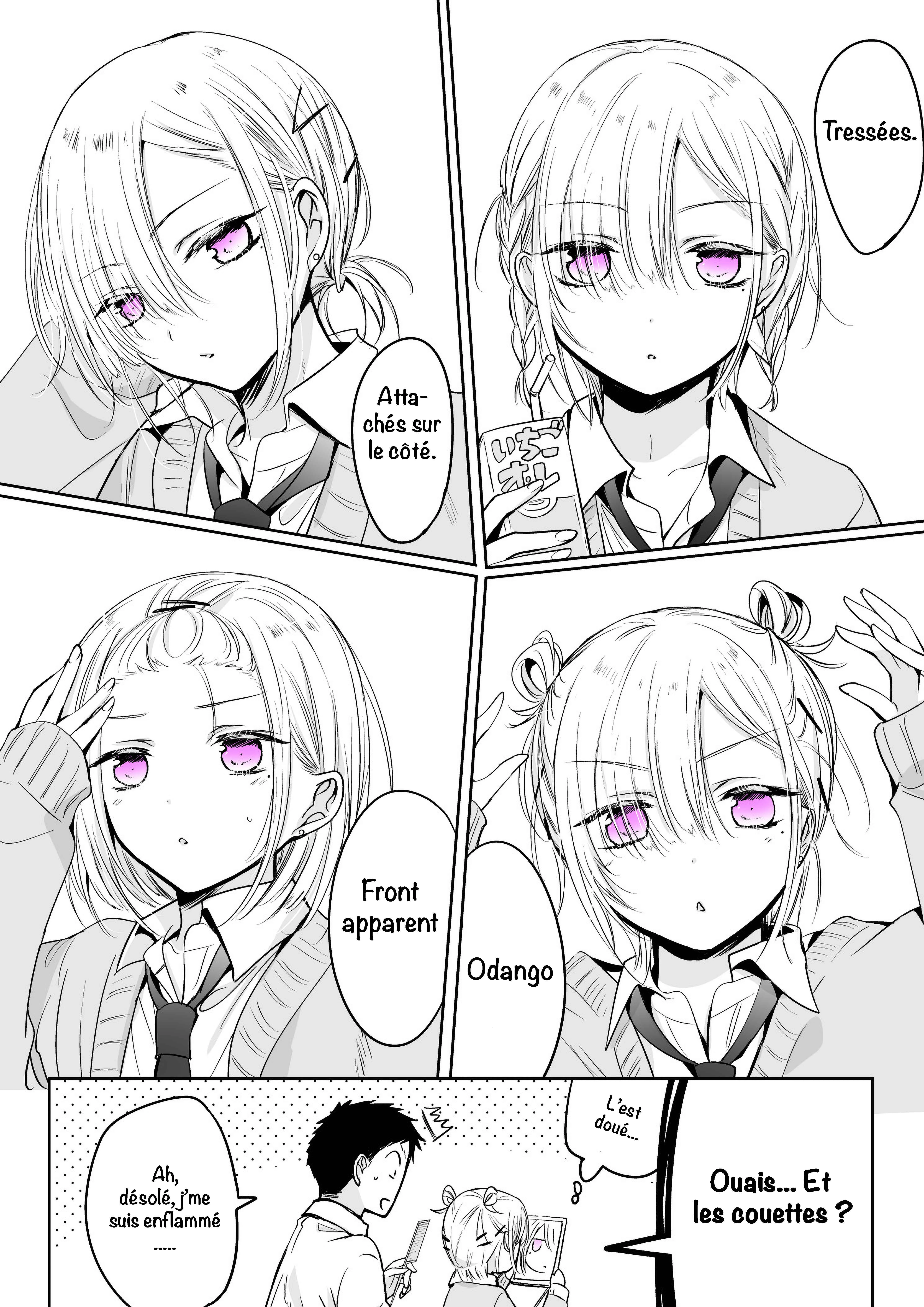 Tomodachi ga Skirt haite mitai tte Itte kita Ken Chapitre 2: La fois où mon ami voulait essayer les couettes - Page 4
