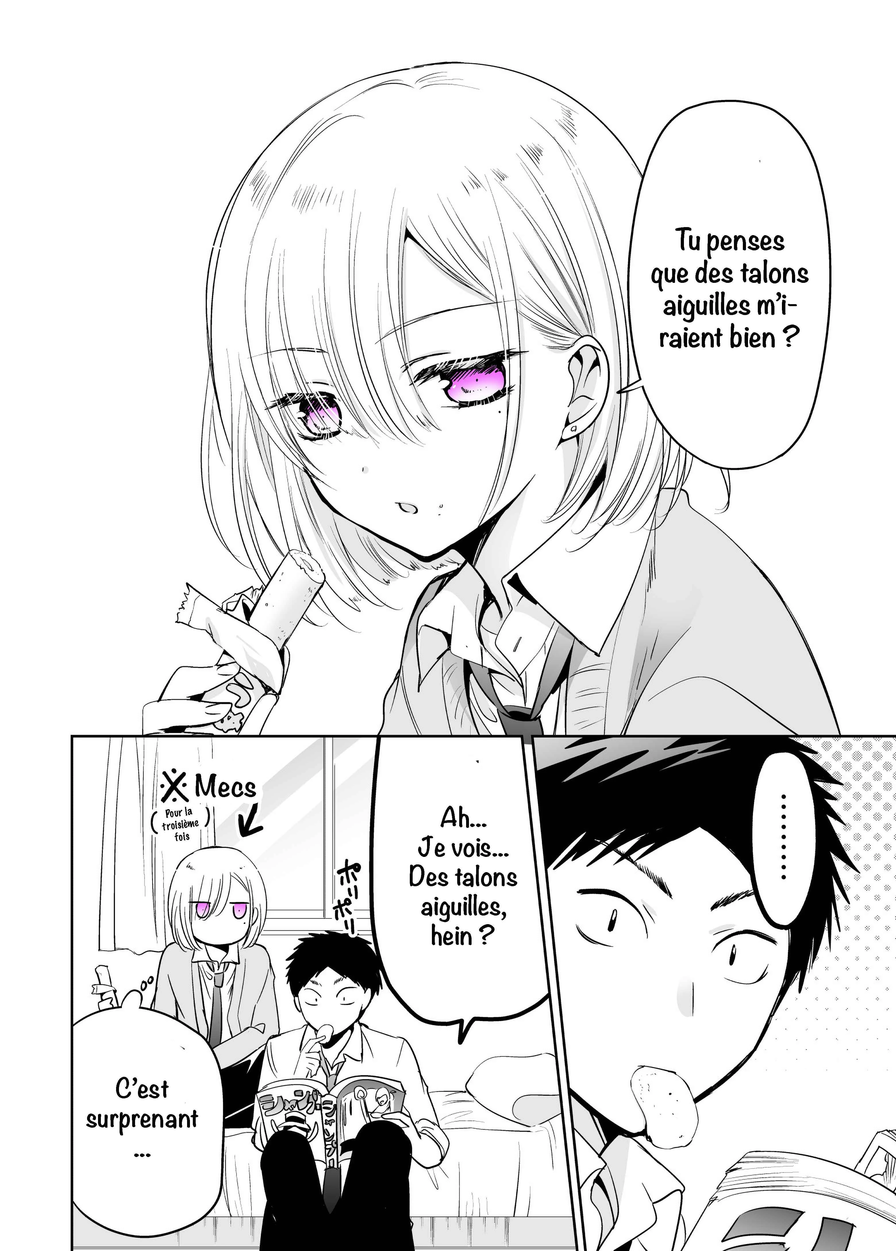 Tomodachi ga Skirt haite mitai tte Itte kita Ken Chapitre 3: La fois où mon ami a voulu essayer des talons aiguilles - Page 2