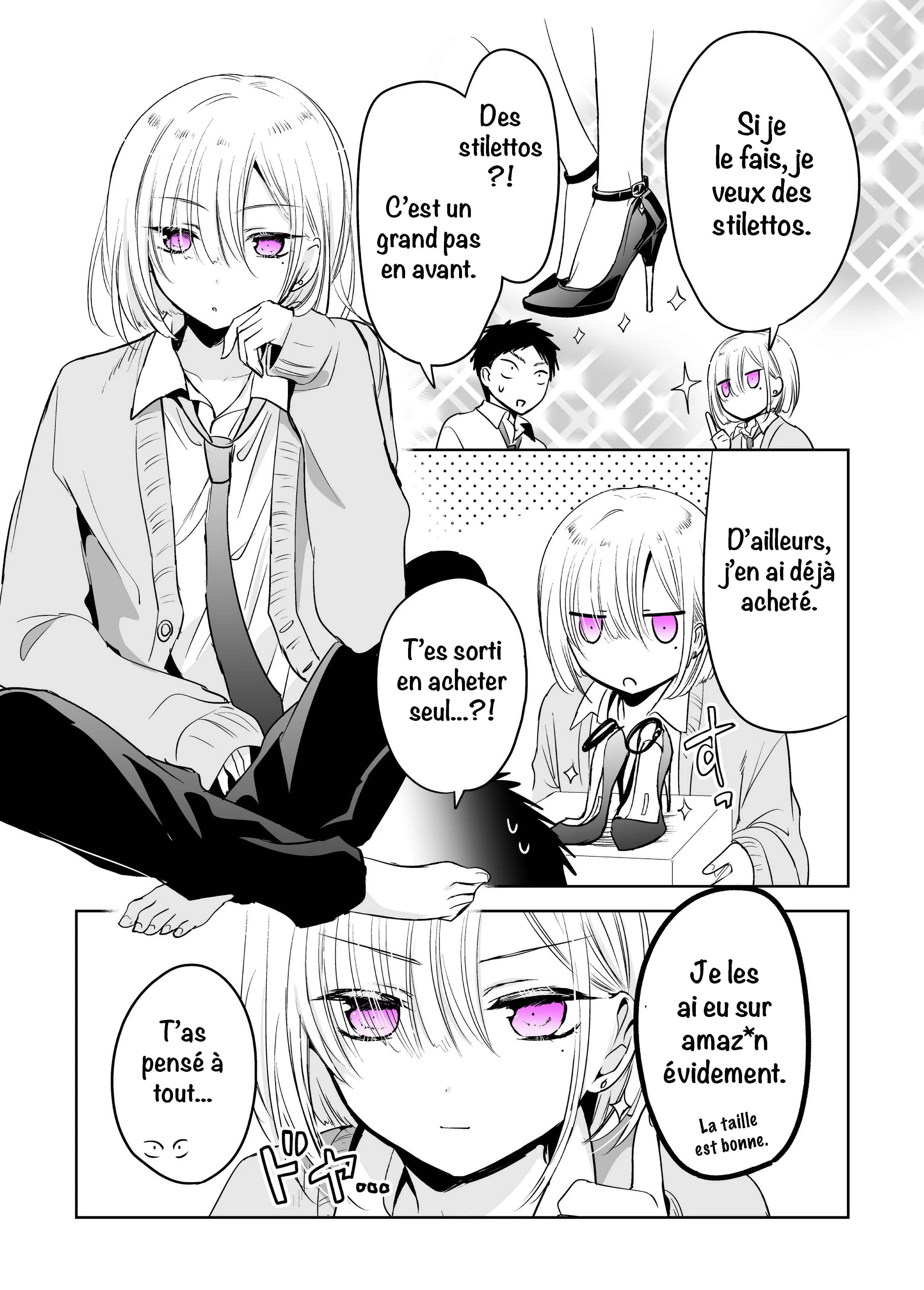 Tomodachi ga Skirt haite mitai tte Itte kita Ken Chapitre 3: La fois où mon ami a voulu essayer des talons aiguilles - Page 3