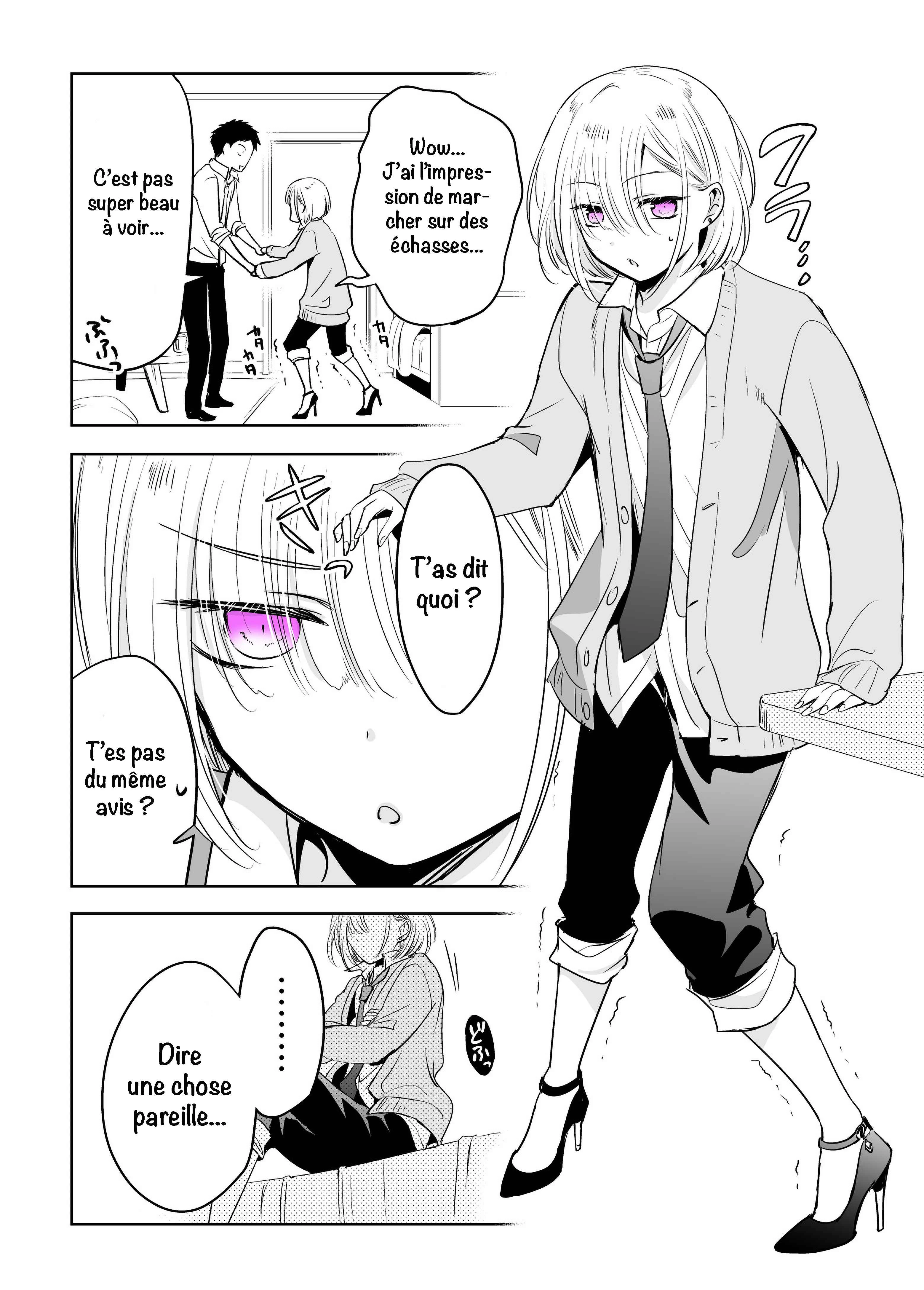 Tomodachi ga Skirt haite mitai tte Itte kita Ken Chapitre 3: La fois où mon ami a voulu essayer des talons aiguilles - Page 4