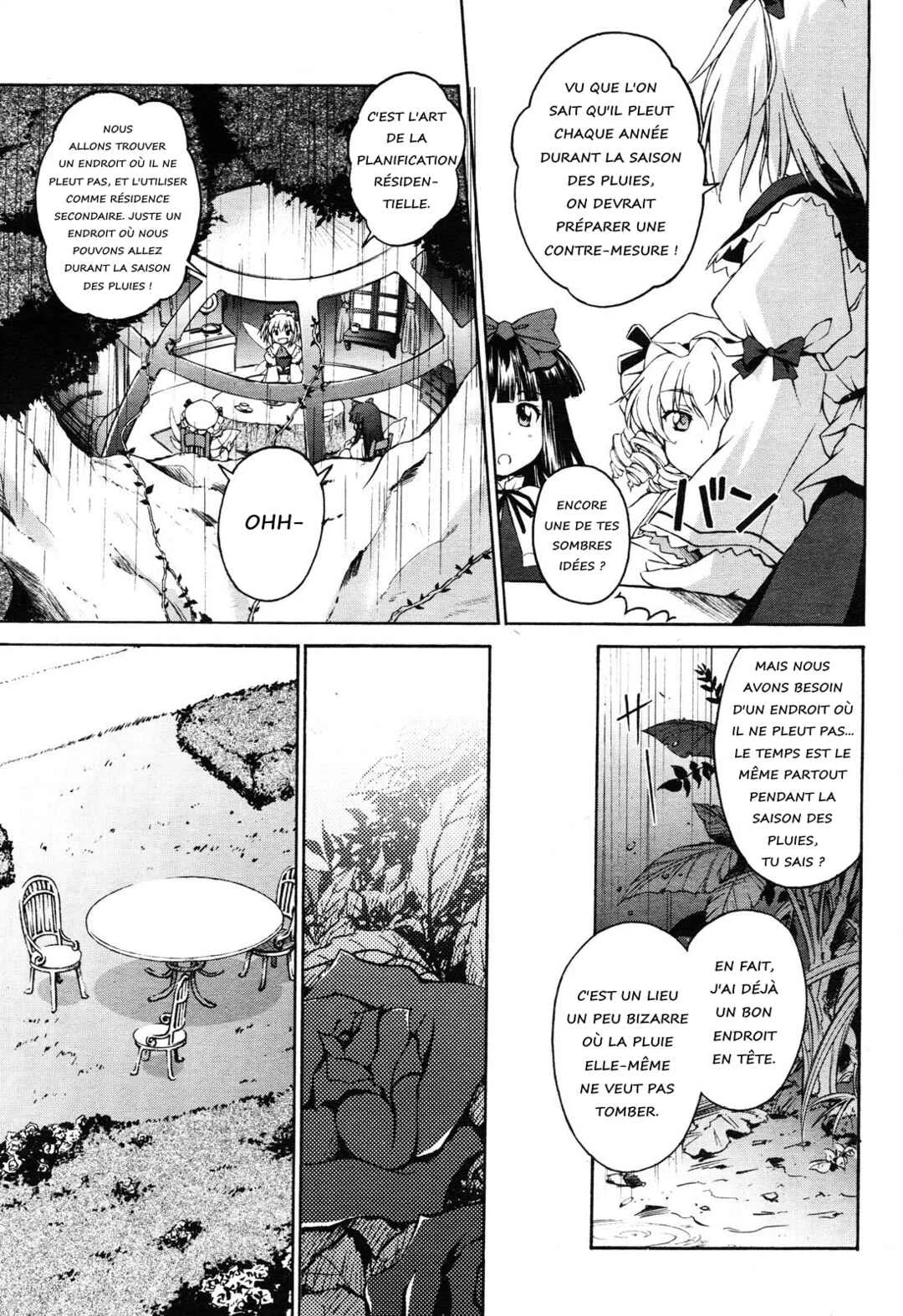 Touhou Sangetsusei ~ Strange and Bright Nature Deity. Chapitre 1: La Résidence de la Saison des Pluies - Page 6