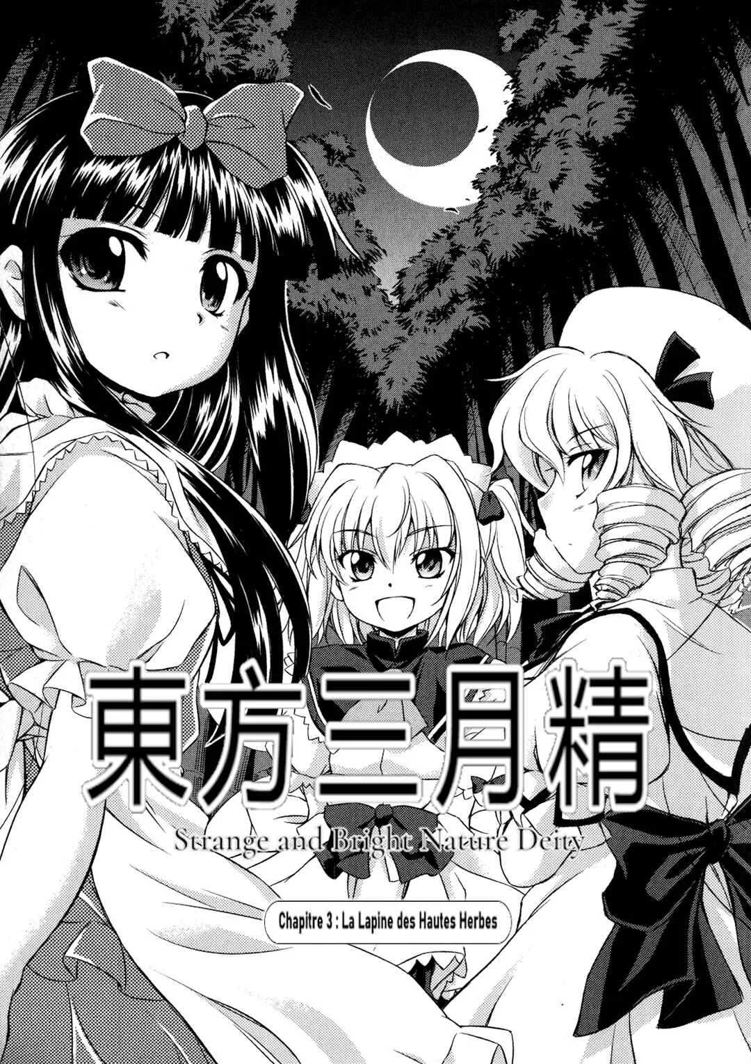 Touhou Sangetsusei ~ Strange and Bright Nature Deity. Chapitre 3: La Lapine des Hautes Herbes - Page 1