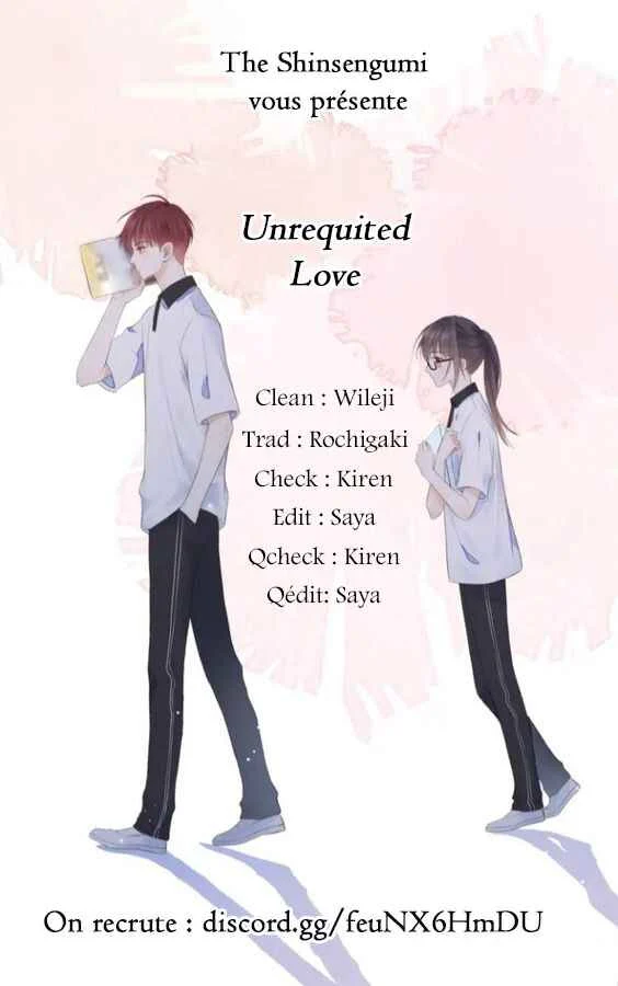 Unrequited Love Chapitre 3 - Page 1