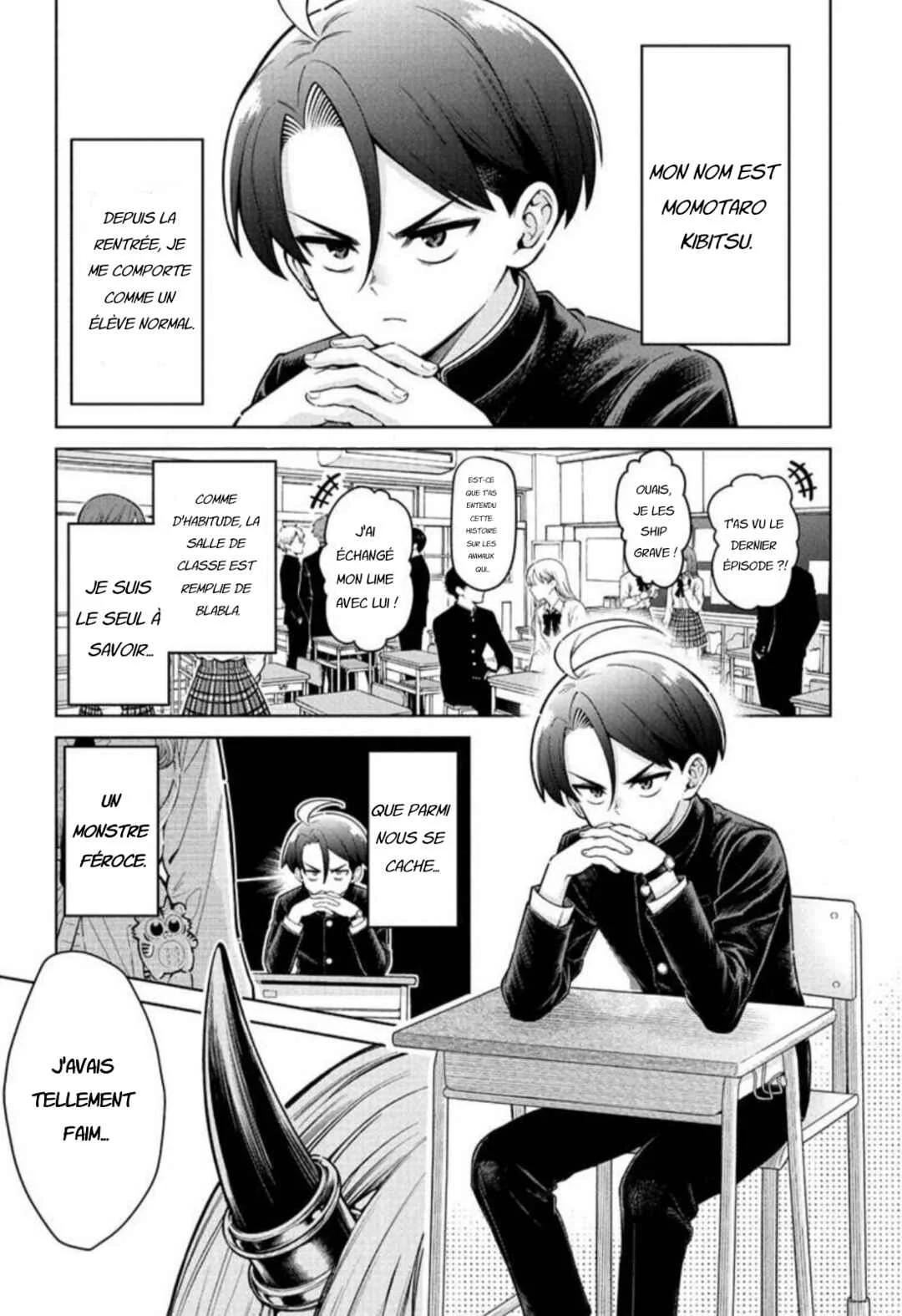 Ura no Report Chapitre 1: Le trajet d'Ura pour l'école - Page 3