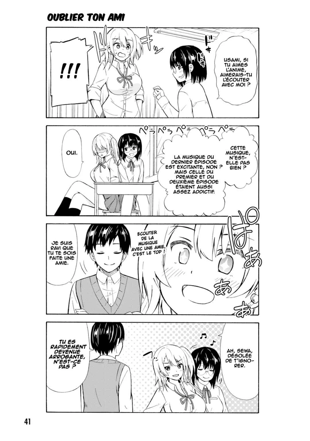 Usami-san wa Kamawaretai! Chapitre 5: Se faire des amis - Page 6