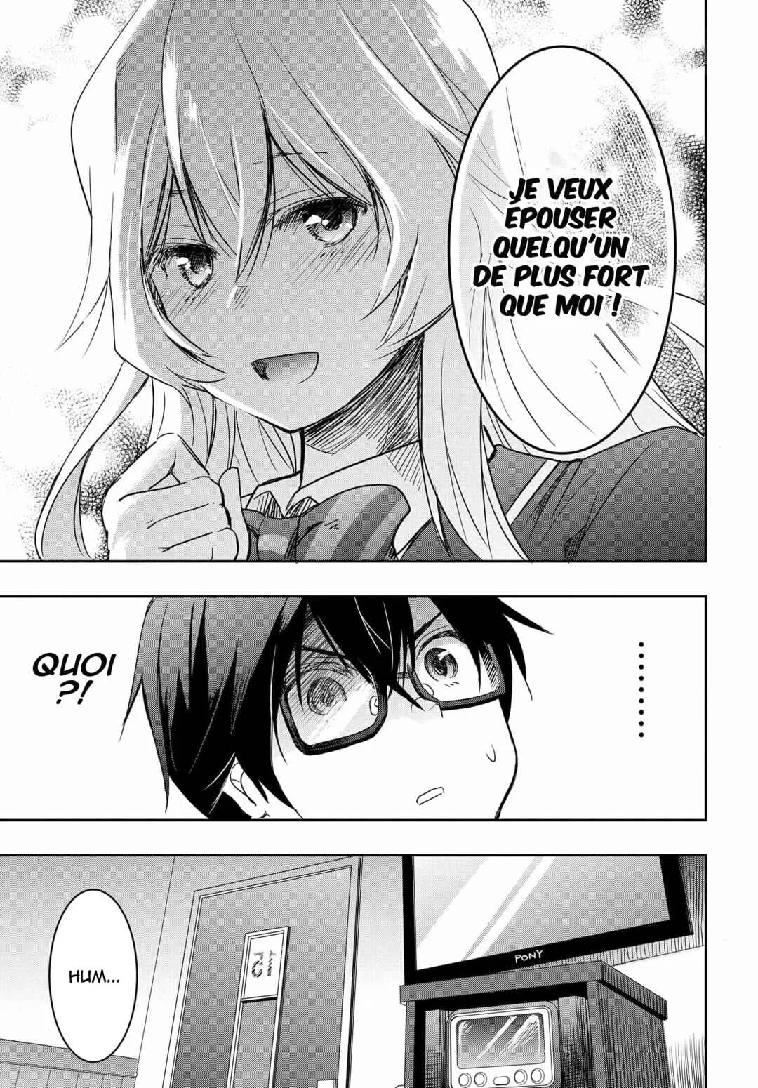 Watashi yori Tsuyoi Otoko to Kekkon shitai no - Seiso na Biji Seito Kaichou (Jitsu wa Moto Banchou) no Himitsu wo Shiru Inkya (Jitsu wa Kanojo wo Koeru Saikyou no Yankee) Chapitre 1 - Page 33
