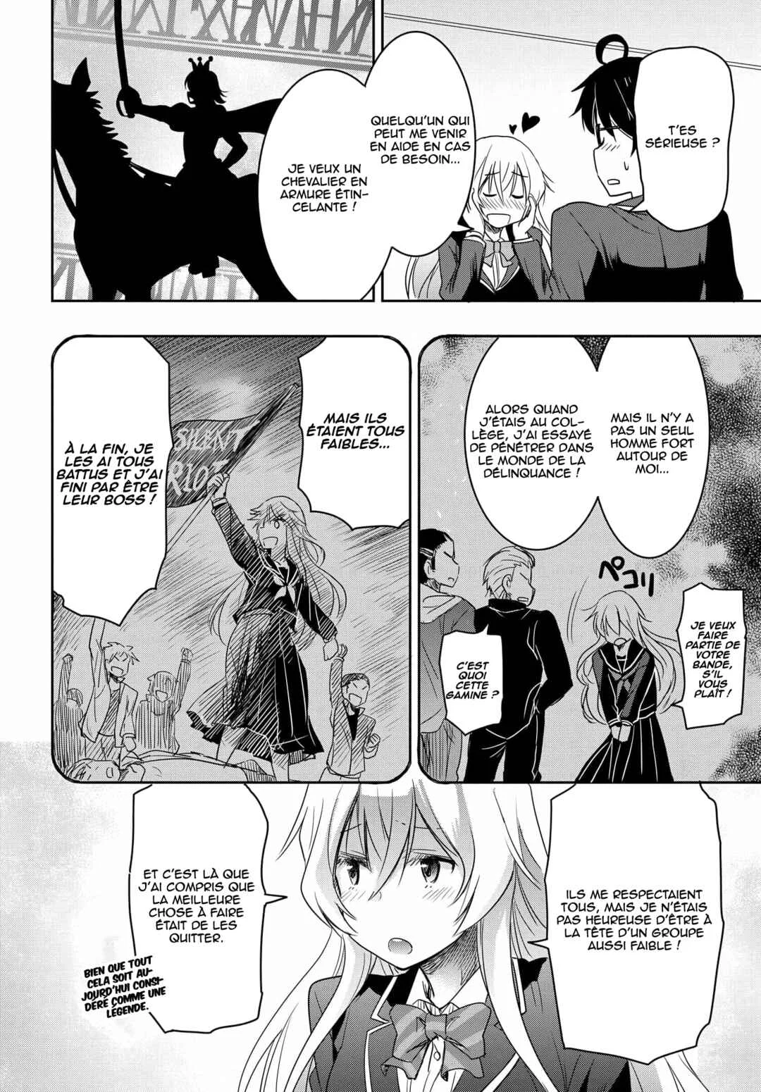 Watashi yori Tsuyoi Otoko to Kekkon shitai no - Seiso na Biji Seito Kaichou (Jitsu wa Moto Banchou) no Himitsu wo Shiru Inkya (Jitsu wa Kanojo wo Koeru Saikyou no Yankee) Chapitre 1 - Page 34