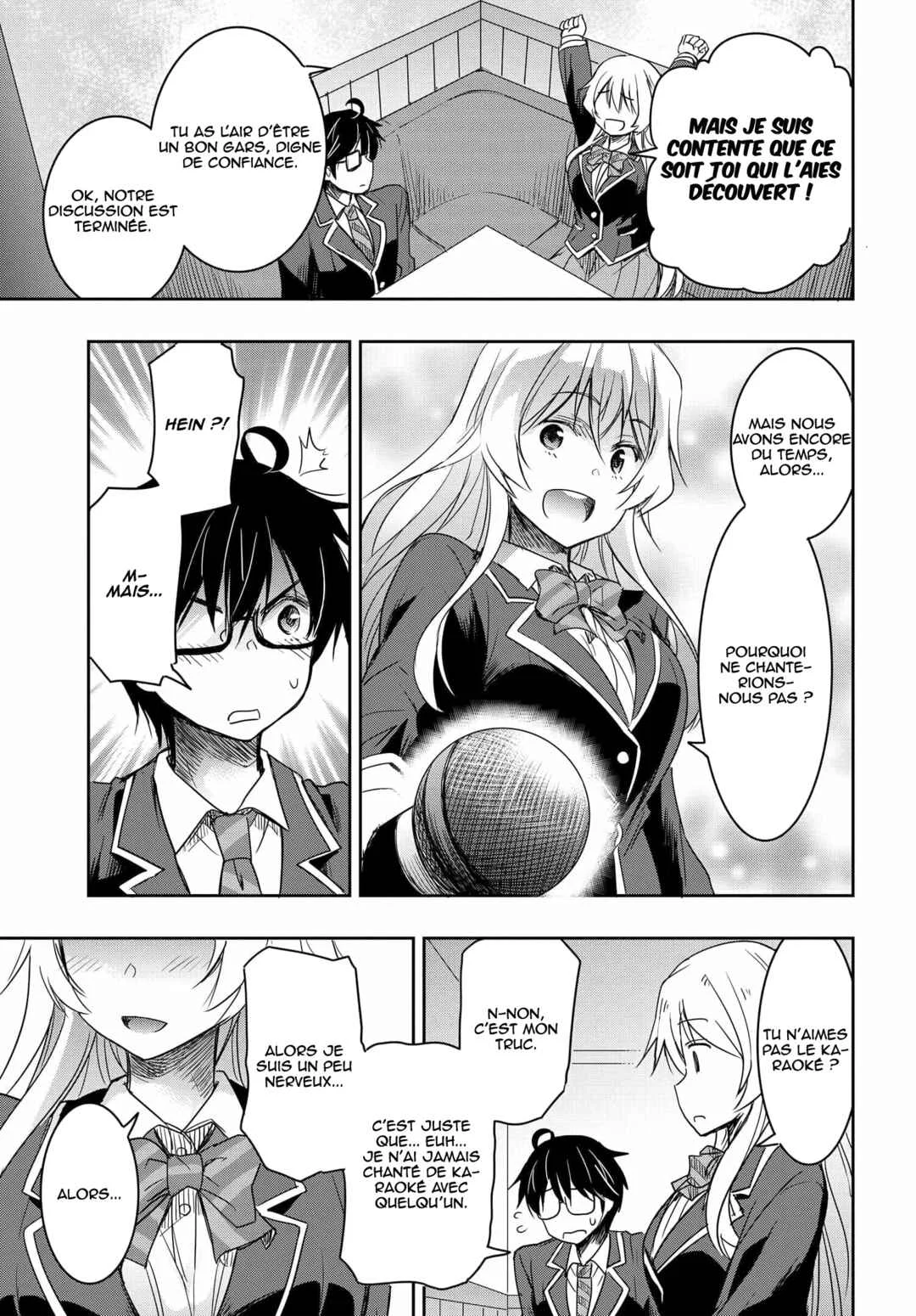 Watashi yori Tsuyoi Otoko to Kekkon shitai no - Seiso na Biji Seito Kaichou (Jitsu wa Moto Banchou) no Himitsu wo Shiru Inkya (Jitsu wa Kanojo wo Koeru Saikyou no Yankee) Chapitre 1 - Page 37