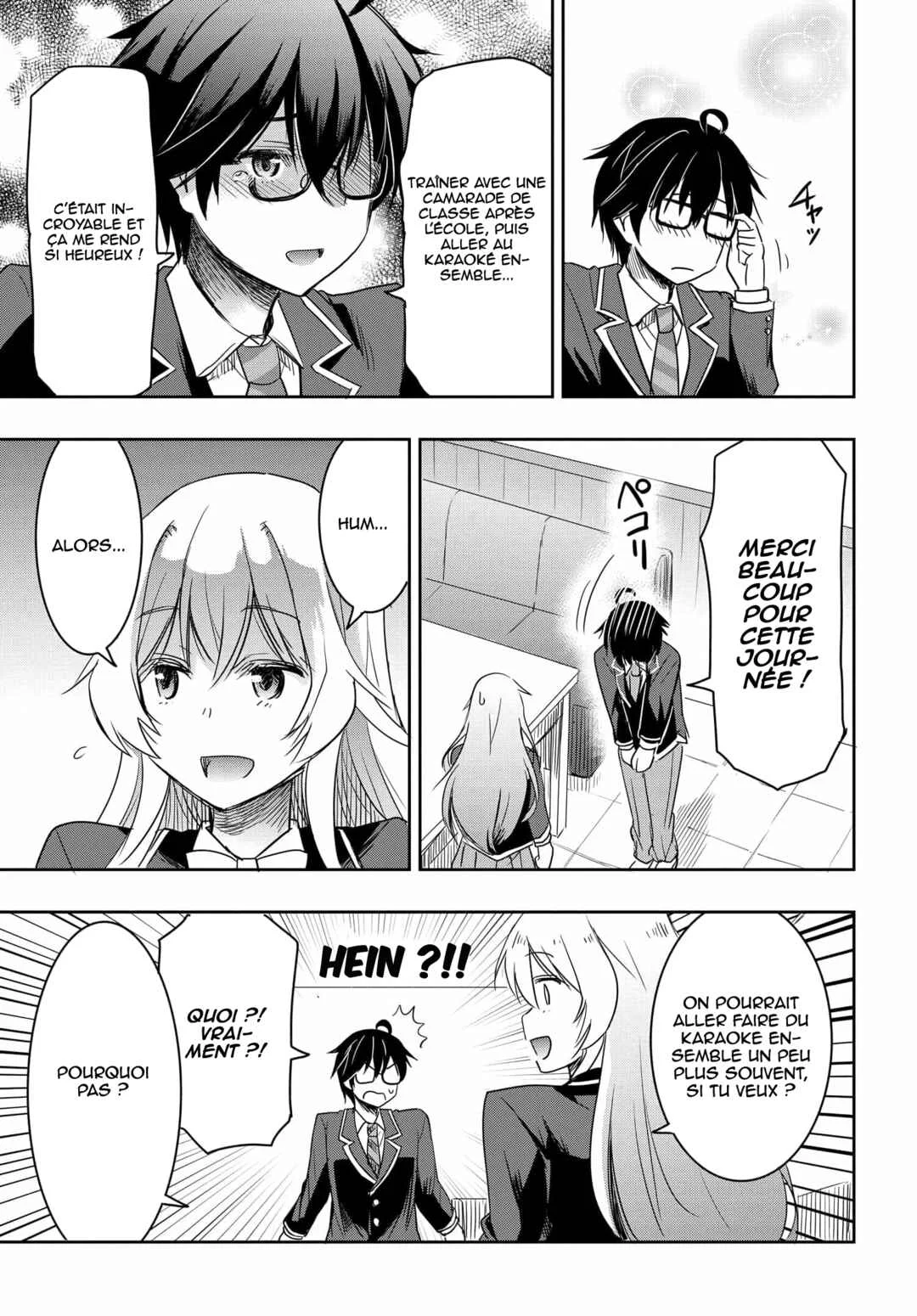 Watashi yori Tsuyoi Otoko to Kekkon shitai no - Seiso na Biji Seito Kaichou (Jitsu wa Moto Banchou) no Himitsu wo Shiru Inkya (Jitsu wa Kanojo wo Koeru Saikyou no Yankee) Chapitre 1 - Page 41
