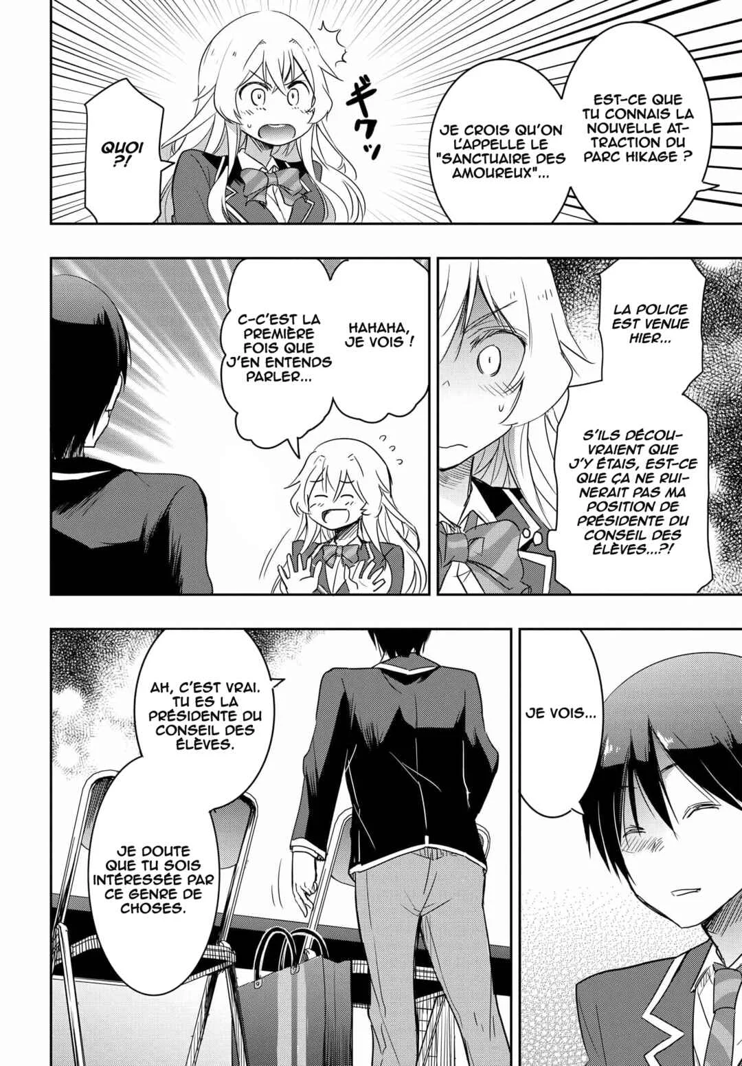 Watashi yori Tsuyoi Otoko to Kekkon shitai no - Seiso na Biji Seito Kaichou (Jitsu wa Moto Banchou) no Himitsu wo Shiru Inkya (Jitsu wa Kanojo wo Koeru Saikyou no Yankee) Chapitre 10 - Page 3