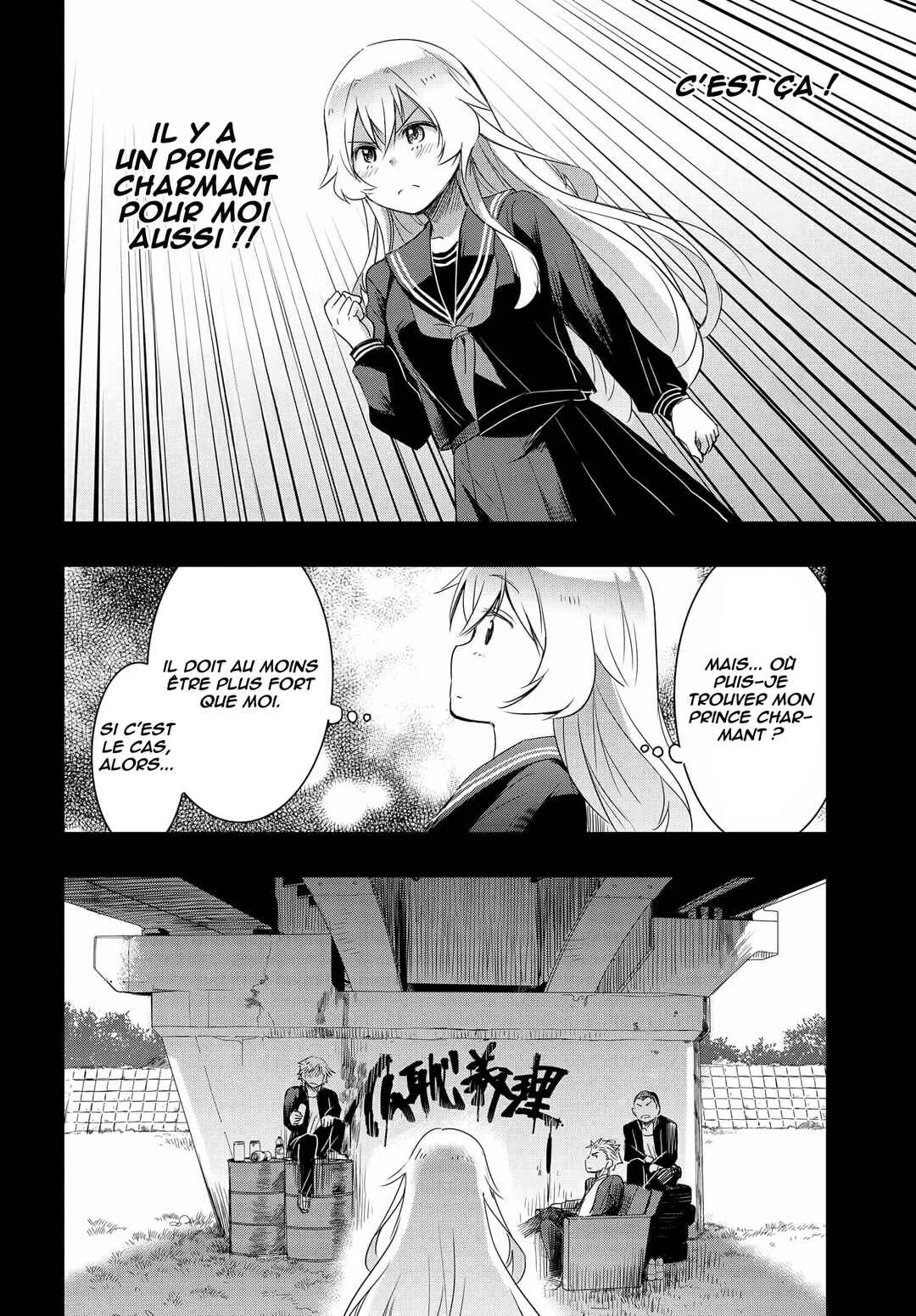 Watashi yori Tsuyoi Otoko to Kekkon shitai no - Seiso na Biji Seito Kaichou (Jitsu wa Moto Banchou) no Himitsu wo Shiru Inkya (Jitsu wa Kanojo wo Koeru Saikyou no Yankee) Chapitre 10 - Page 13
