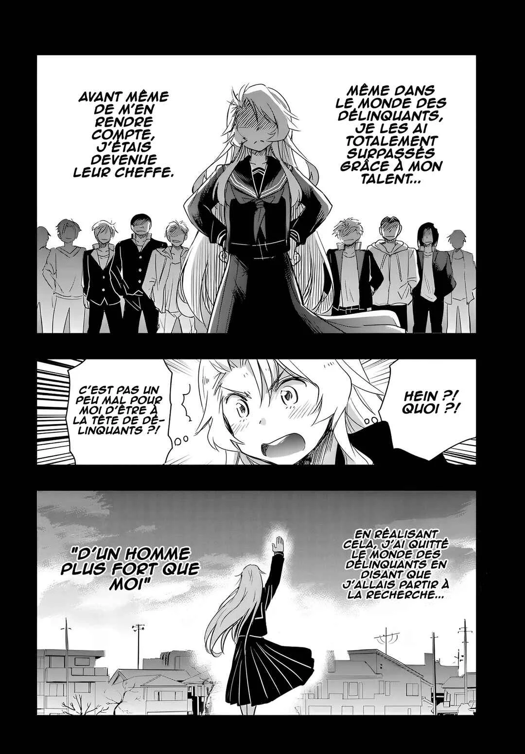 Watashi yori Tsuyoi Otoko to Kekkon shitai no - Seiso na Biji Seito Kaichou (Jitsu wa Moto Banchou) no Himitsu wo Shiru Inkya (Jitsu wa Kanojo wo Koeru Saikyou no Yankee) Chapitre 10 - Page 15