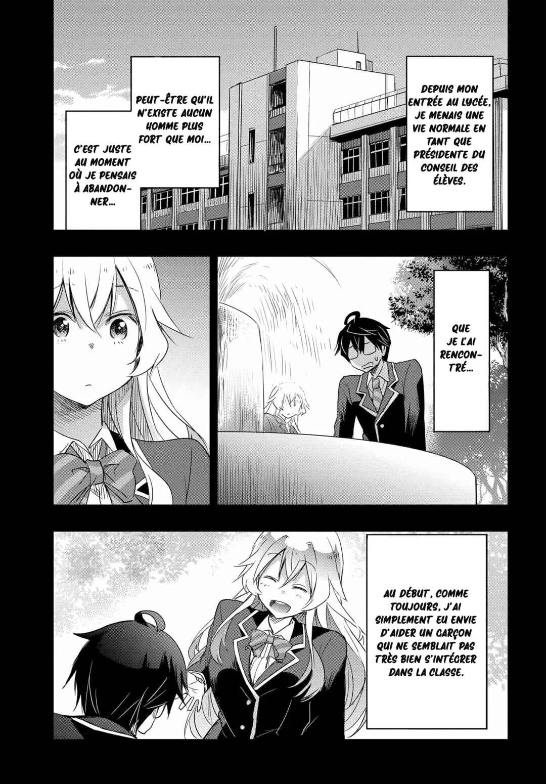 Watashi yori Tsuyoi Otoko to Kekkon shitai no - Seiso na Biji Seito Kaichou (Jitsu wa Moto Banchou) no Himitsu wo Shiru Inkya (Jitsu wa Kanojo wo Koeru Saikyou no Yankee) Chapitre 10 - Page 16