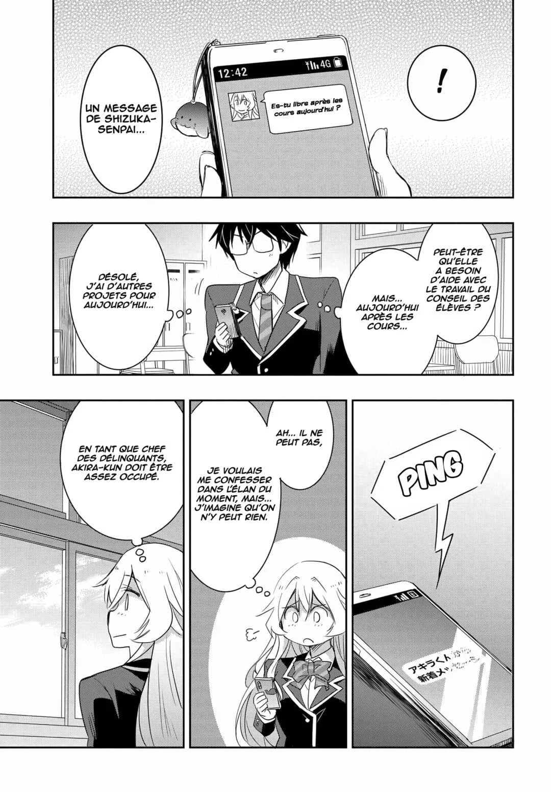 Watashi yori Tsuyoi Otoko to Kekkon shitai no - Seiso na Biji Seito Kaichou (Jitsu wa Moto Banchou) no Himitsu wo Shiru Inkya (Jitsu wa Kanojo wo Koeru Saikyou no Yankee) Chapitre 10 - Page 20