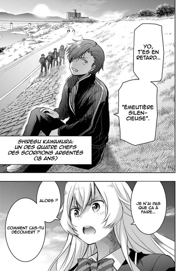 Watashi yori Tsuyoi Otoko to Kekkon shitai no - Seiso na Biji Seito Kaichou (Jitsu wa Moto Banchou) no Himitsu wo Shiru Inkya (Jitsu wa Kanojo wo Koeru Saikyou no Yankee) Chapitre 2 - Page 9