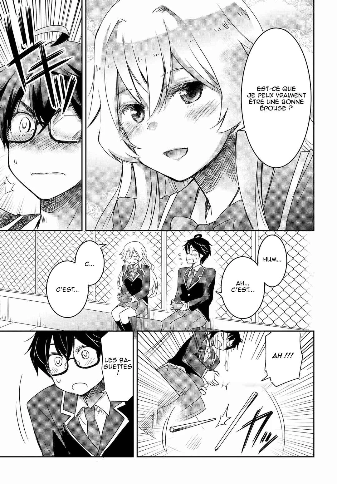 Watashi yori Tsuyoi Otoko to Kekkon shitai no - Seiso na Biji Seito Kaichou (Jitsu wa Moto Banchou) no Himitsu wo Shiru Inkya (Jitsu wa Kanojo wo Koeru Saikyou no Yankee) Chapitre 4: la hubby gyaru - Page 12