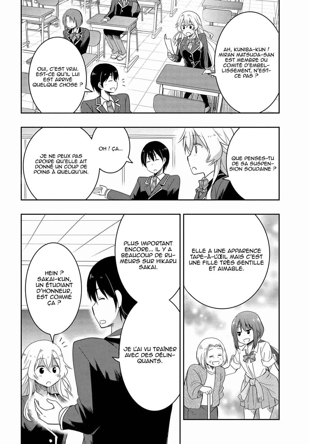 Watashi yori Tsuyoi Otoko to Kekkon shitai no - Seiso na Biji Seito Kaichou (Jitsu wa Moto Banchou) no Himitsu wo Shiru Inkya (Jitsu wa Kanojo wo Koeru Saikyou no Yankee) Chapitre 5 - Page 2
