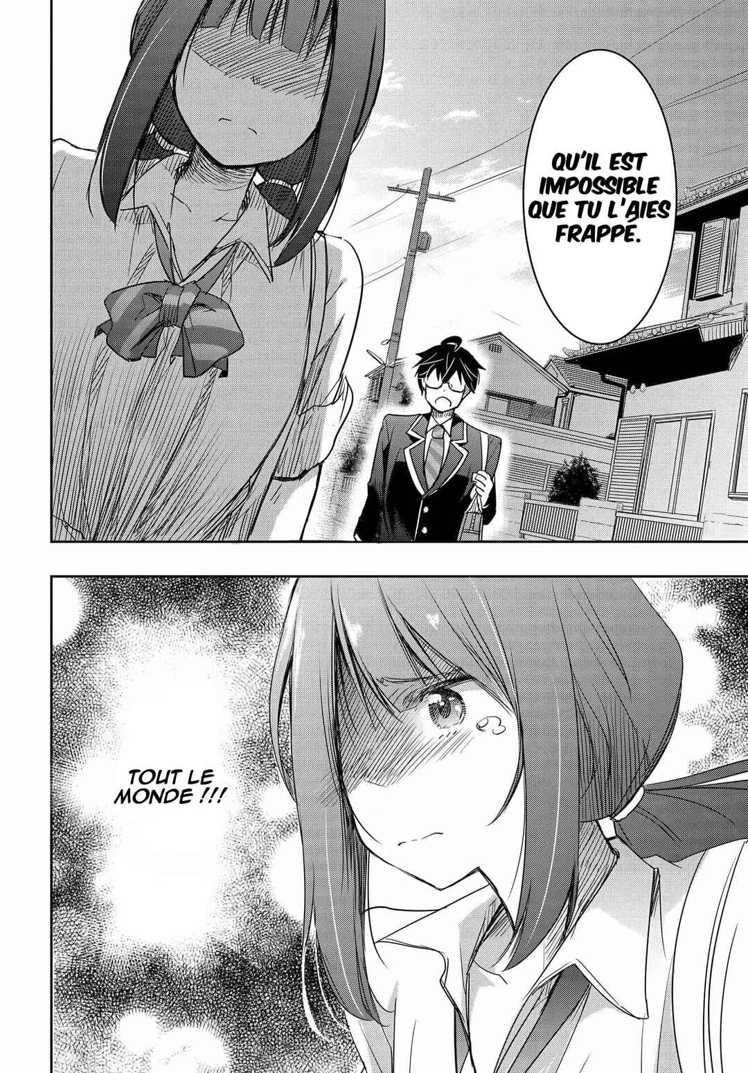 Watashi yori Tsuyoi Otoko to Kekkon shitai no - Seiso na Biji Seito Kaichou (Jitsu wa Moto Banchou) no Himitsu wo Shiru Inkya (Jitsu wa Kanojo wo Koeru Saikyou no Yankee) Chapitre 5 - Page 8