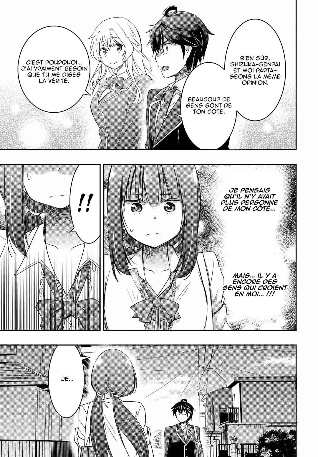 Watashi yori Tsuyoi Otoko to Kekkon shitai no - Seiso na Biji Seito Kaichou (Jitsu wa Moto Banchou) no Himitsu wo Shiru Inkya (Jitsu wa Kanojo wo Koeru Saikyou no Yankee) Chapitre 5 - Page 9