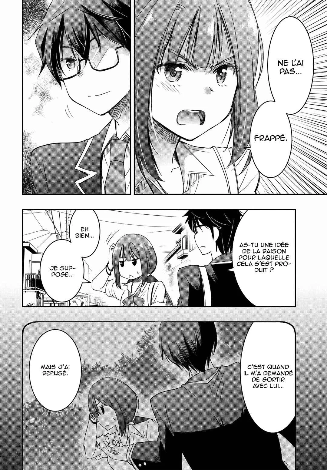 Watashi yori Tsuyoi Otoko to Kekkon shitai no - Seiso na Biji Seito Kaichou (Jitsu wa Moto Banchou) no Himitsu wo Shiru Inkya (Jitsu wa Kanojo wo Koeru Saikyou no Yankee) Chapitre 5 - Page 10