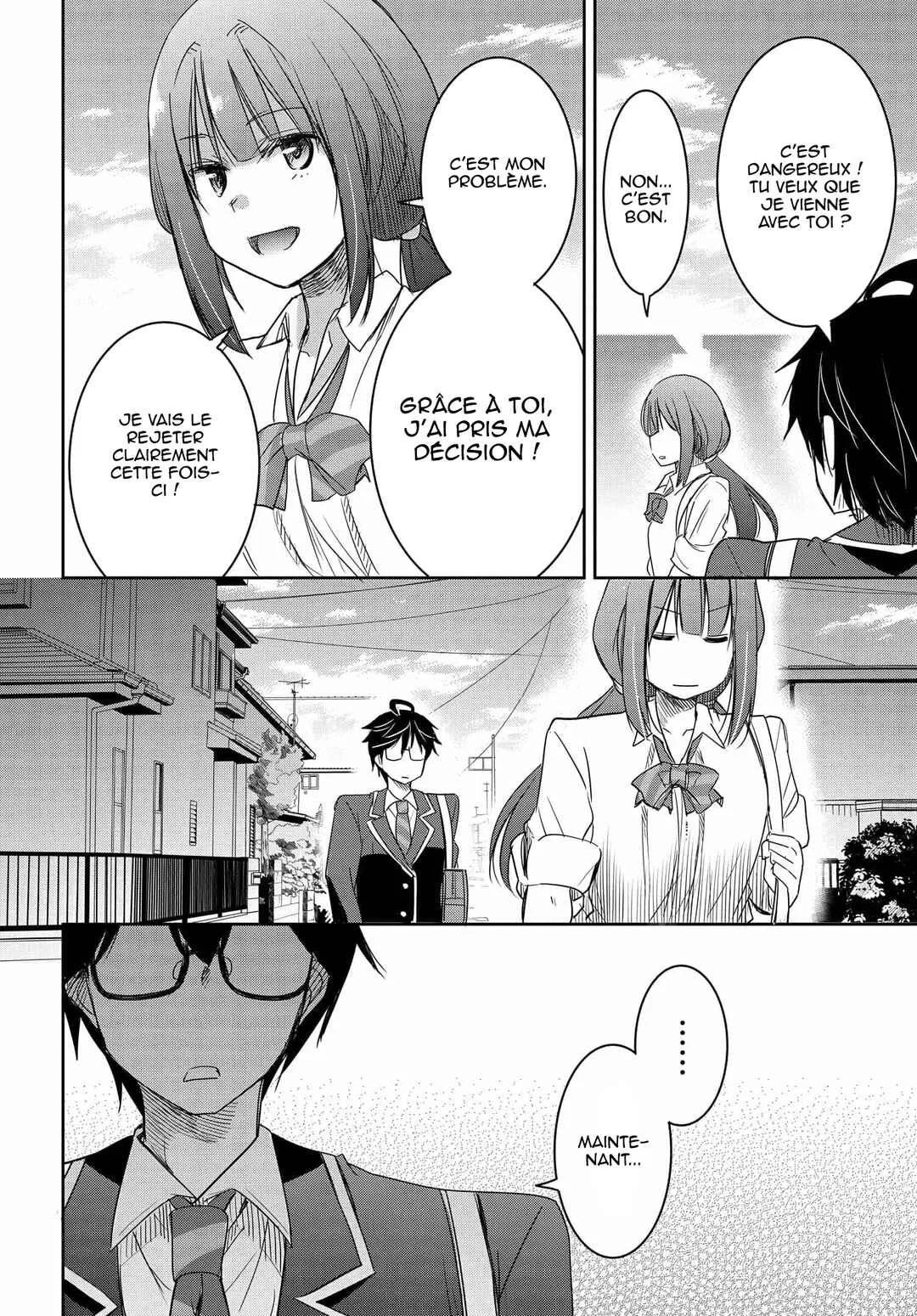 Watashi yori Tsuyoi Otoko to Kekkon shitai no - Seiso na Biji Seito Kaichou (Jitsu wa Moto Banchou) no Himitsu wo Shiru Inkya (Jitsu wa Kanojo wo Koeru Saikyou no Yankee) Chapitre 5 - Page 12