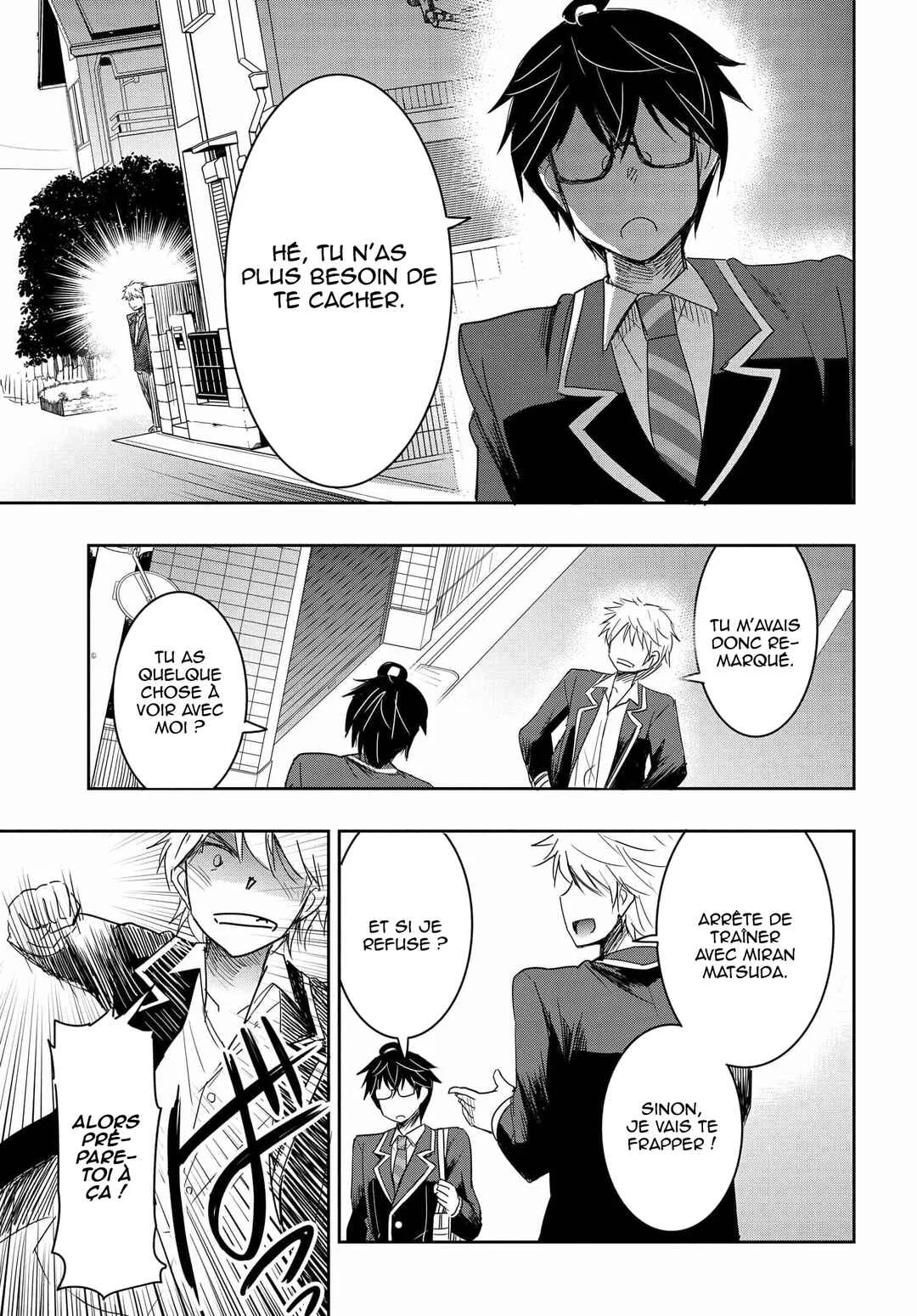 Watashi yori Tsuyoi Otoko to Kekkon shitai no - Seiso na Biji Seito Kaichou (Jitsu wa Moto Banchou) no Himitsu wo Shiru Inkya (Jitsu wa Kanojo wo Koeru Saikyou no Yankee) Chapitre 5 - Page 13