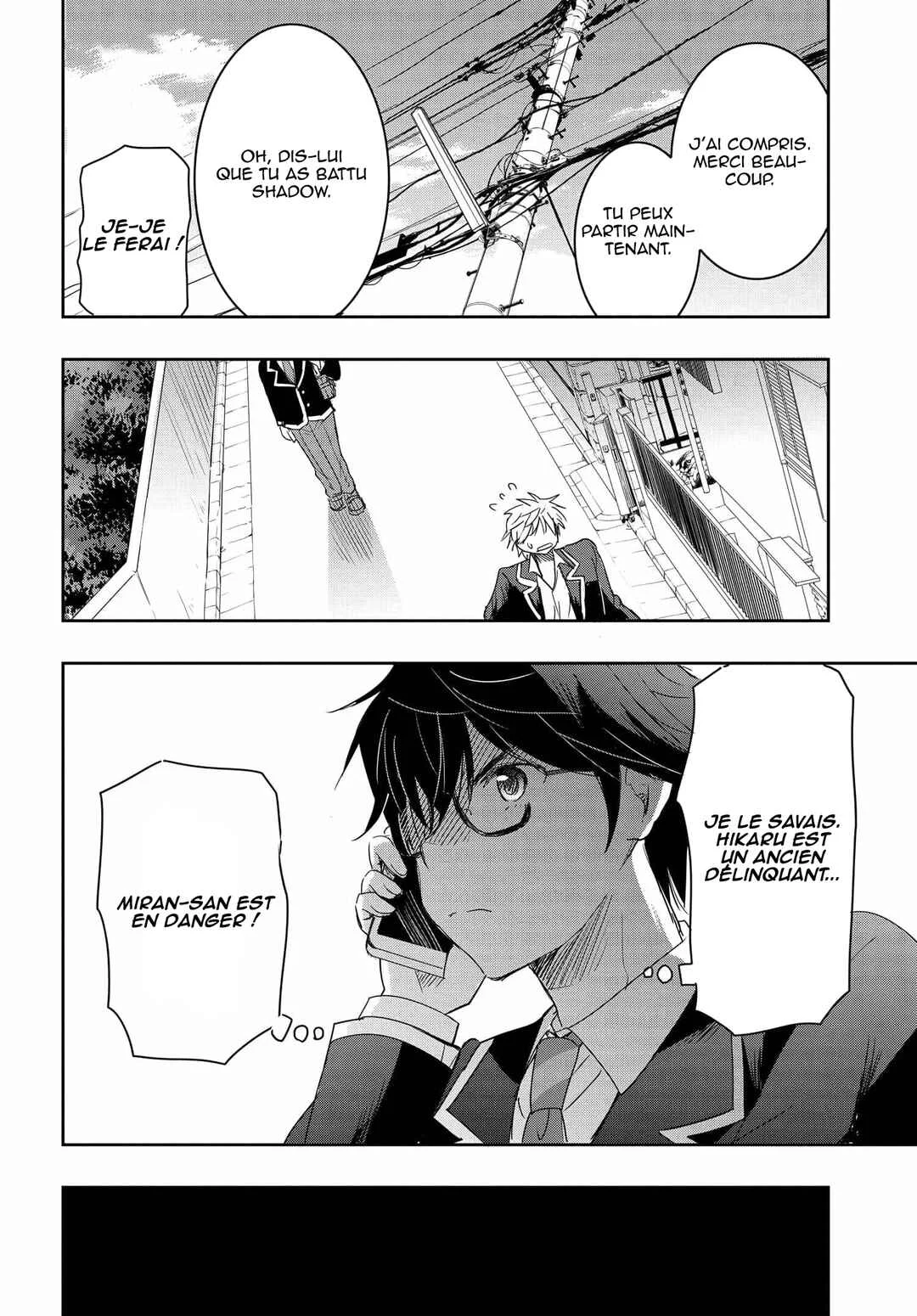Watashi yori Tsuyoi Otoko to Kekkon shitai no - Seiso na Biji Seito Kaichou (Jitsu wa Moto Banchou) no Himitsu wo Shiru Inkya (Jitsu wa Kanojo wo Koeru Saikyou no Yankee) Chapitre 5 - Page 16