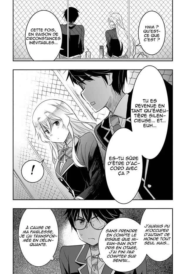 Watashi yori Tsuyoi Otoko to Kekkon shitai no - Seiso na Biji Seito Kaichou (Jitsu wa Moto Banchou) no Himitsu wo Shiru Inkya (Jitsu wa Kanojo wo Koeru Saikyou no Yankee) Chapitre 6: Senpai peut t'aider - Page 18
