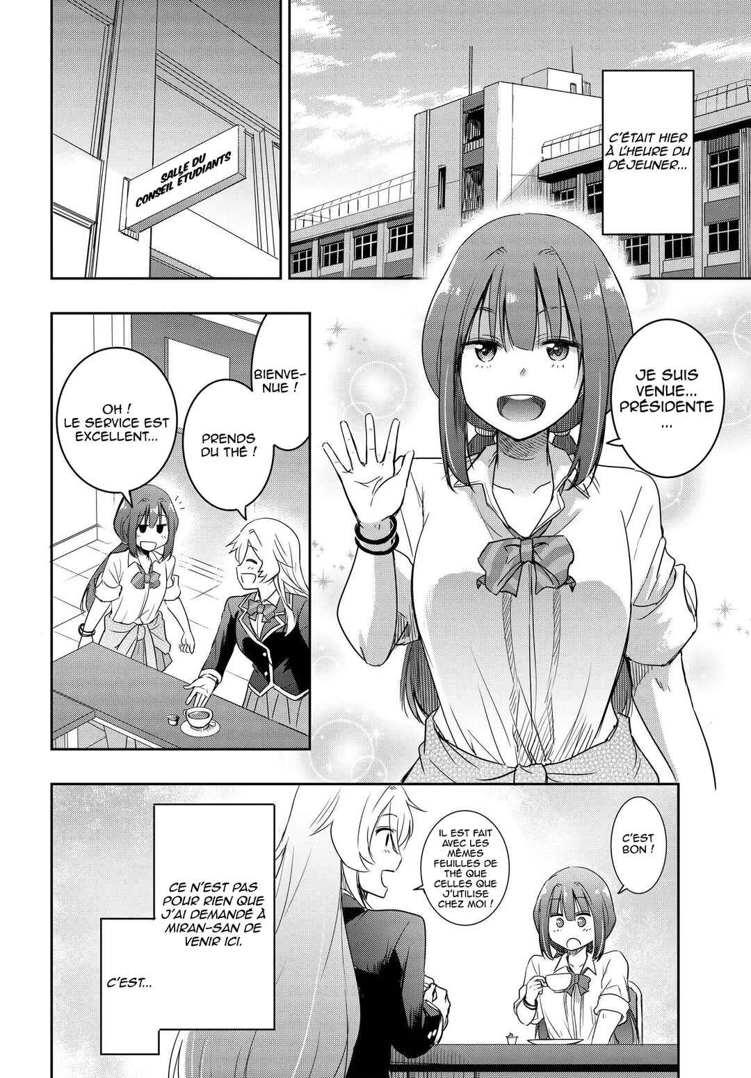 Watashi yori Tsuyoi Otoko to Kekkon shitai no - Seiso na Biji Seito Kaichou (Jitsu wa Moto Banchou) no Himitsu wo Shiru Inkya (Jitsu wa Kanojo wo Koeru Saikyou no Yankee) Chapitre 7 - Page 3