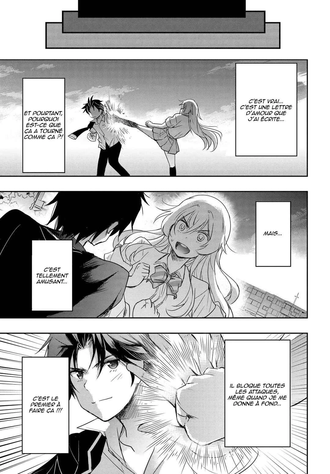 Watashi yori Tsuyoi Otoko to Kekkon shitai no - Seiso na Biji Seito Kaichou (Jitsu wa Moto Banchou) no Himitsu wo Shiru Inkya (Jitsu wa Kanojo wo Koeru Saikyou no Yankee) Chapitre 7 - Page 8