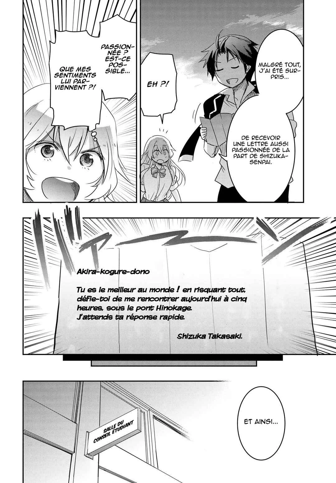 Watashi yori Tsuyoi Otoko to Kekkon shitai no - Seiso na Biji Seito Kaichou (Jitsu wa Moto Banchou) no Himitsu wo Shiru Inkya (Jitsu wa Kanojo wo Koeru Saikyou no Yankee) Chapitre 7 - Page 11