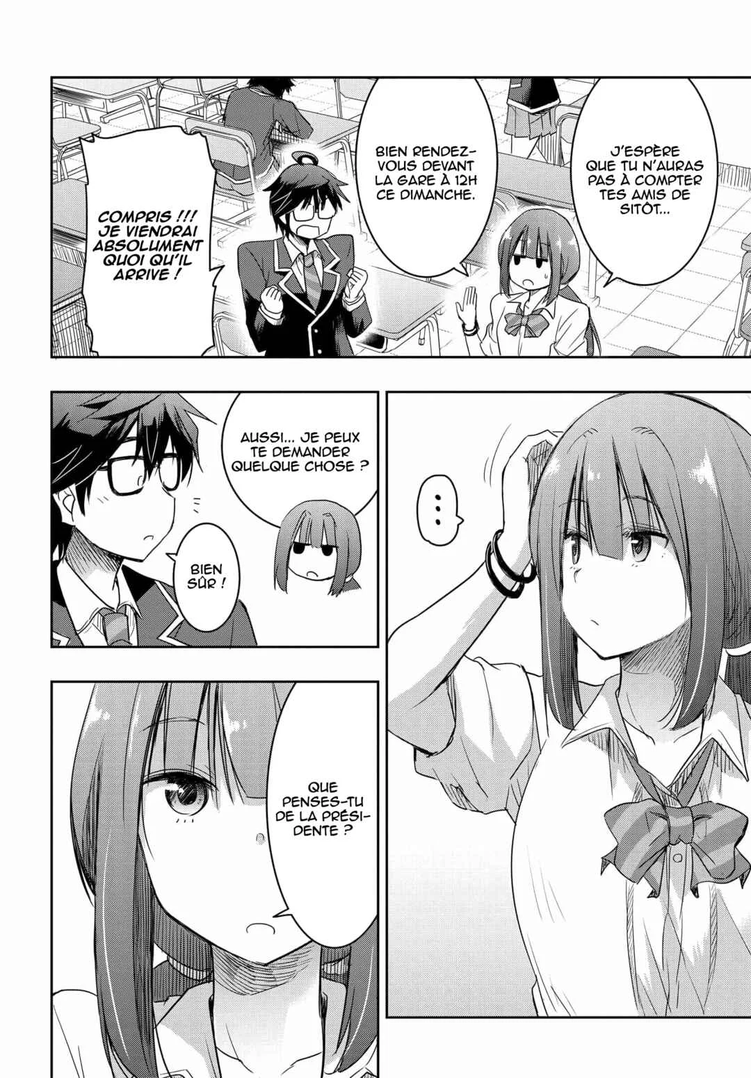 Watashi yori Tsuyoi Otoko to Kekkon shitai no - Seiso na Biji Seito Kaichou (Jitsu wa Moto Banchou) no Himitsu wo Shiru Inkya (Jitsu wa Kanojo wo Koeru Saikyou no Yankee) Chapitre 8 - Page 3