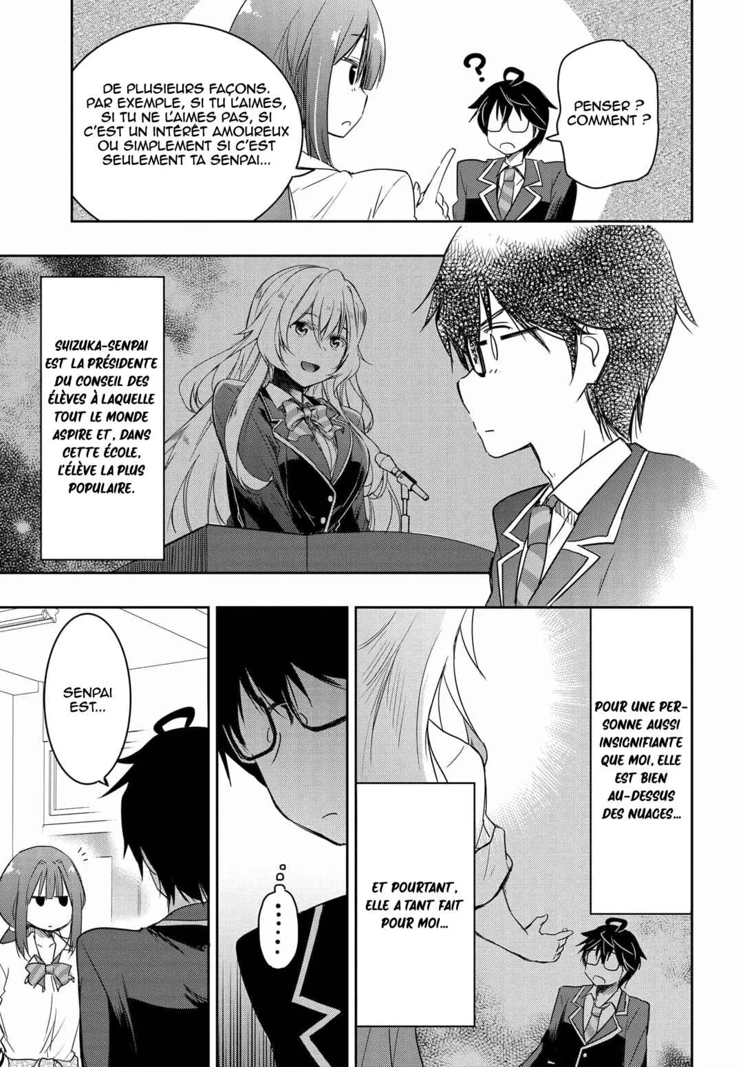 Watashi yori Tsuyoi Otoko to Kekkon shitai no - Seiso na Biji Seito Kaichou (Jitsu wa Moto Banchou) no Himitsu wo Shiru Inkya (Jitsu wa Kanojo wo Koeru Saikyou no Yankee) Chapitre 8 - Page 4