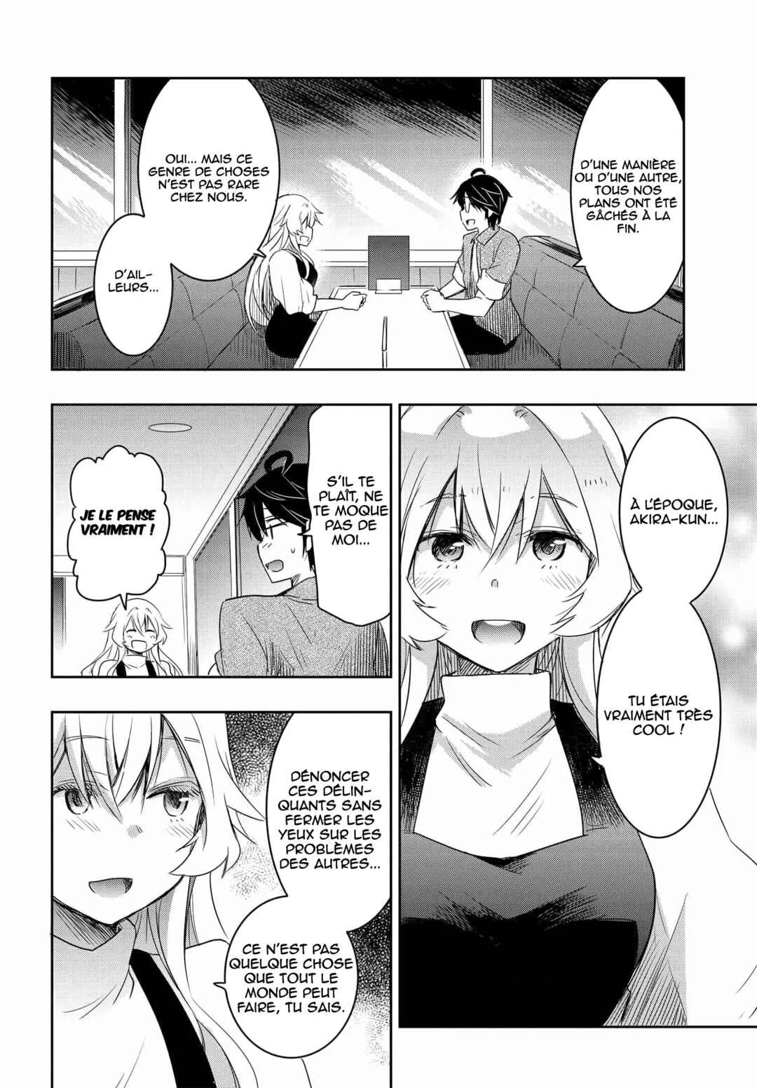 Watashi yori Tsuyoi Otoko to Kekkon shitai no - Seiso na Biji Seito Kaichou (Jitsu wa Moto Banchou) no Himitsu wo Shiru Inkya (Jitsu wa Kanojo wo Koeru Saikyou no Yankee) Chapitre 9 - Page 19