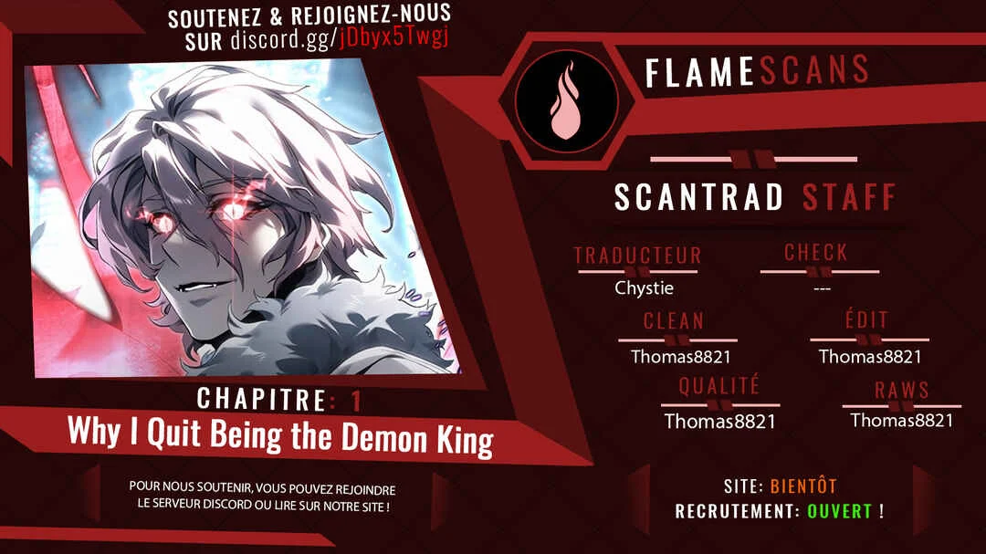 Why I Quit Being The Demon King Chapitre 1: J’arrête d’être le roi démon. - Page 1