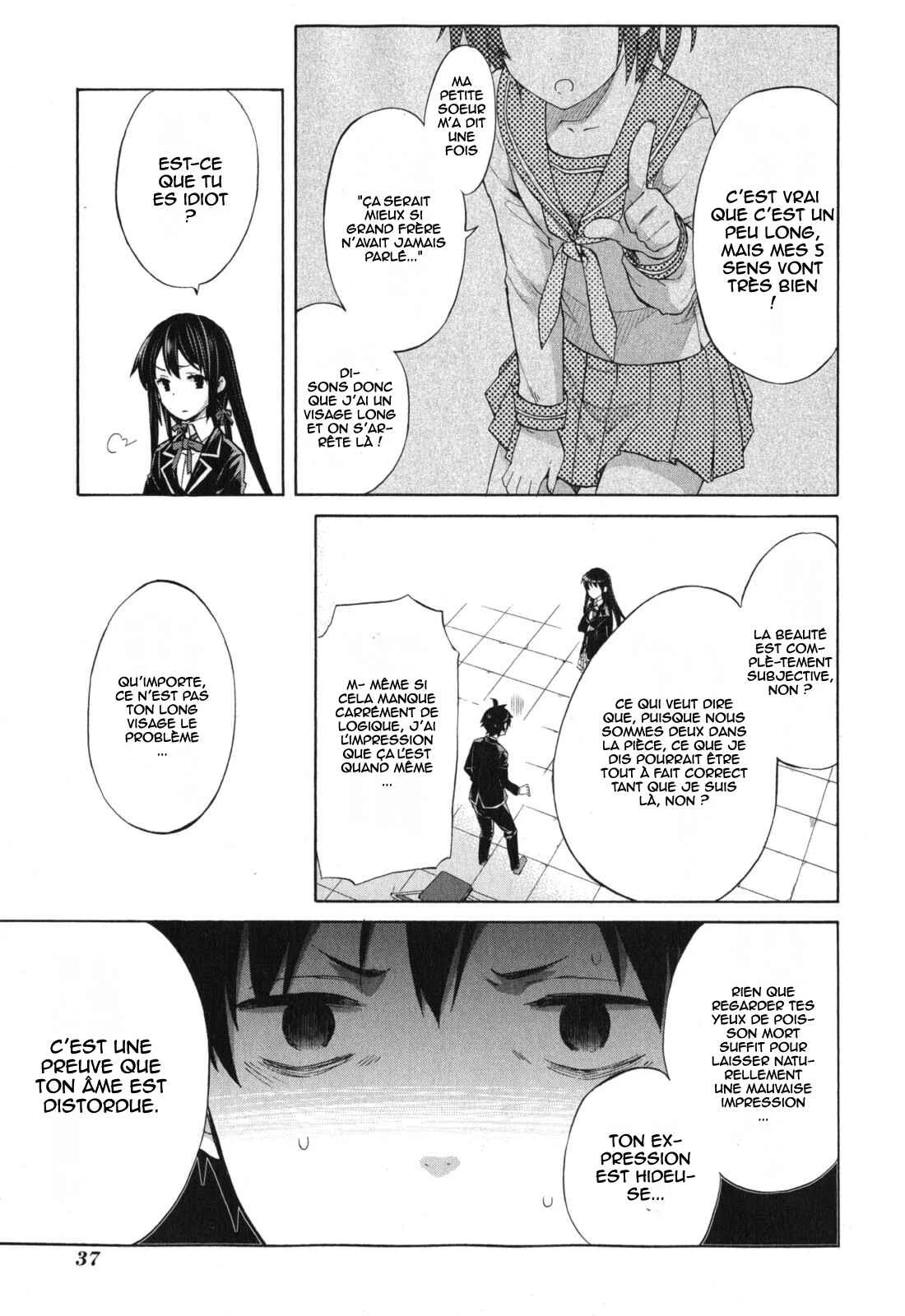 Yahari Ore no Seishun Love Come wa Machigatteiru.: Monologue Chapitre 1 - Page 35