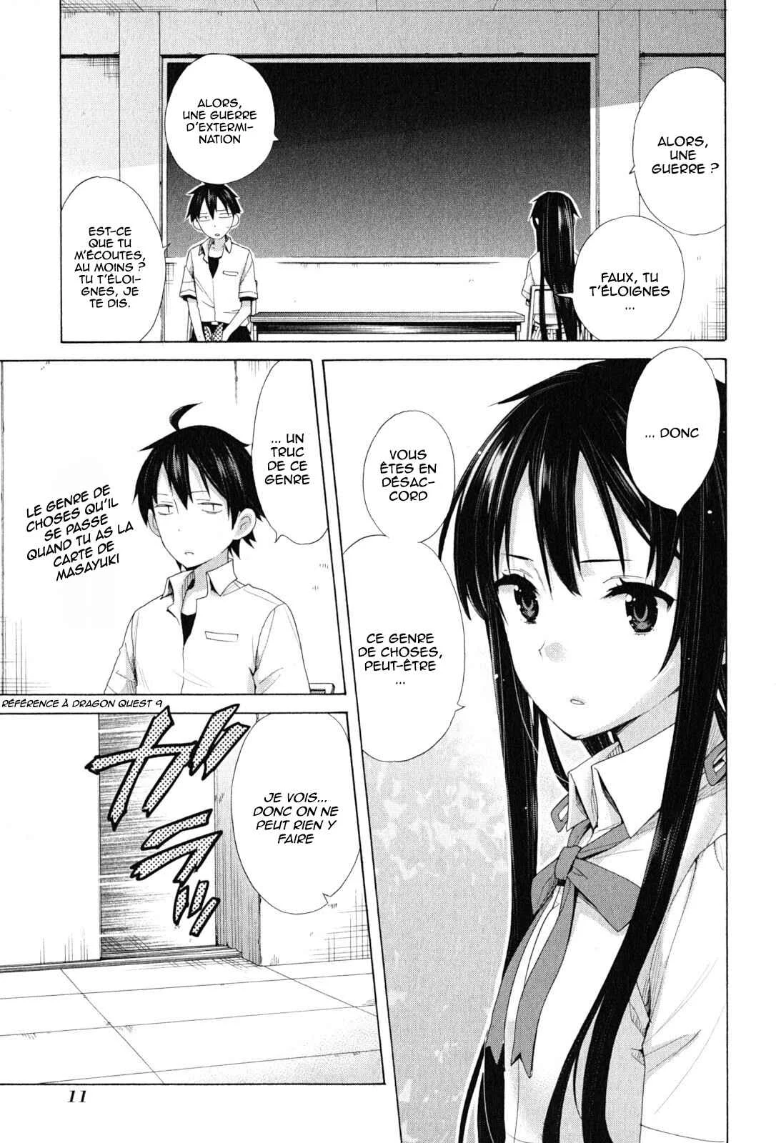 Yahari Ore no Seishun Love Come wa Machigatteiru.: Monologue Chapitre 12 - Page 9