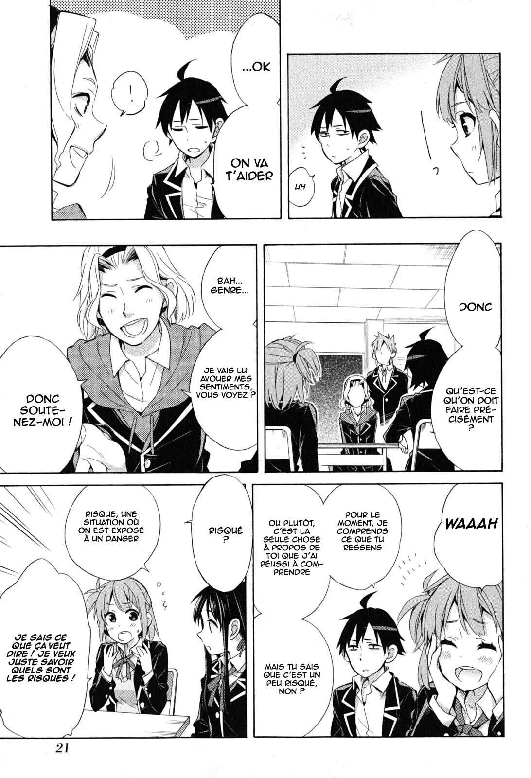 Yahari Ore no Seishun Love Come wa Machigatteiru.: Monologue Chapitre 27 - Page 18