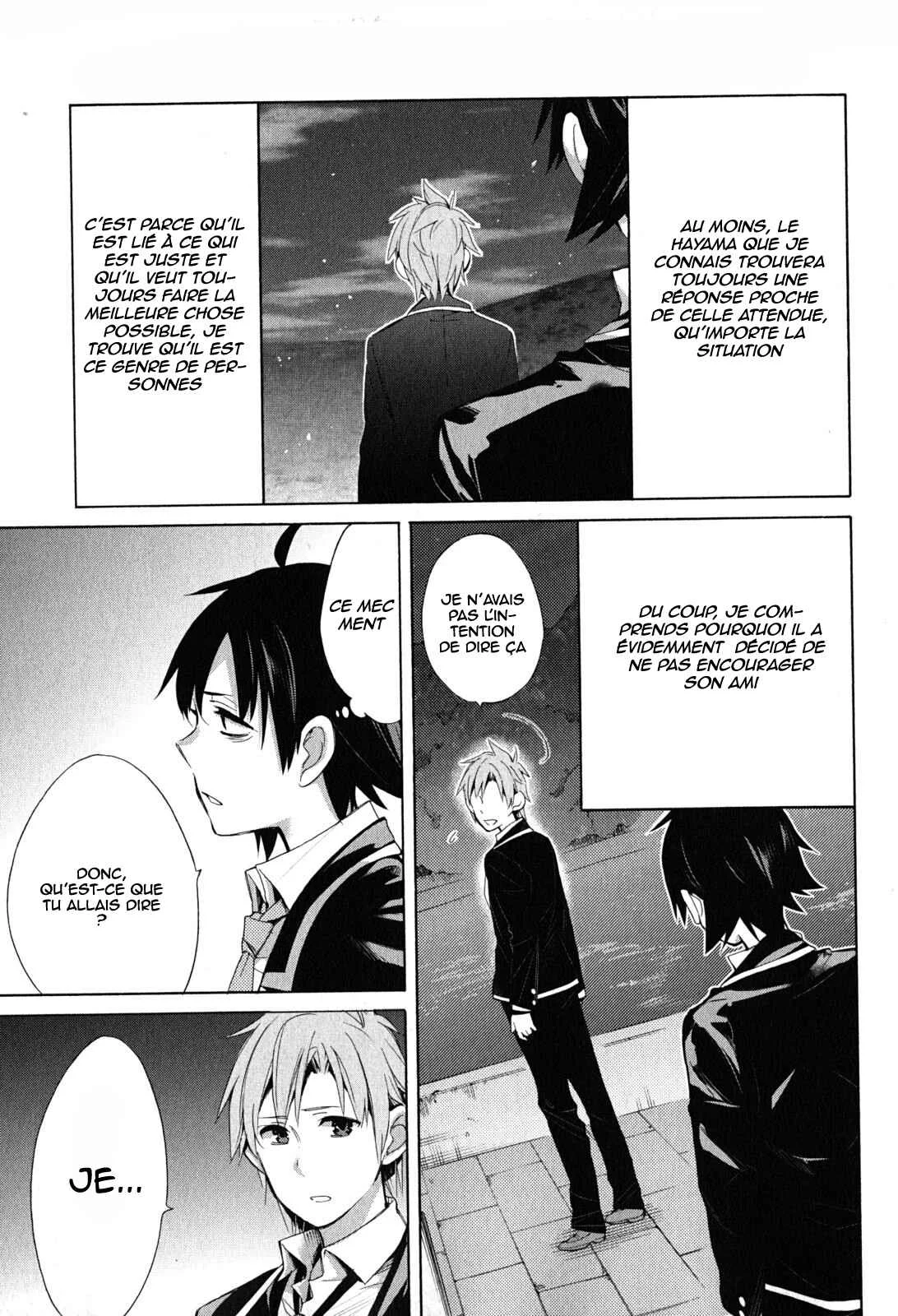 Yahari Ore no Seishun Love Come wa Machigatteiru.: Monologue Chapitre 29 - Page 4