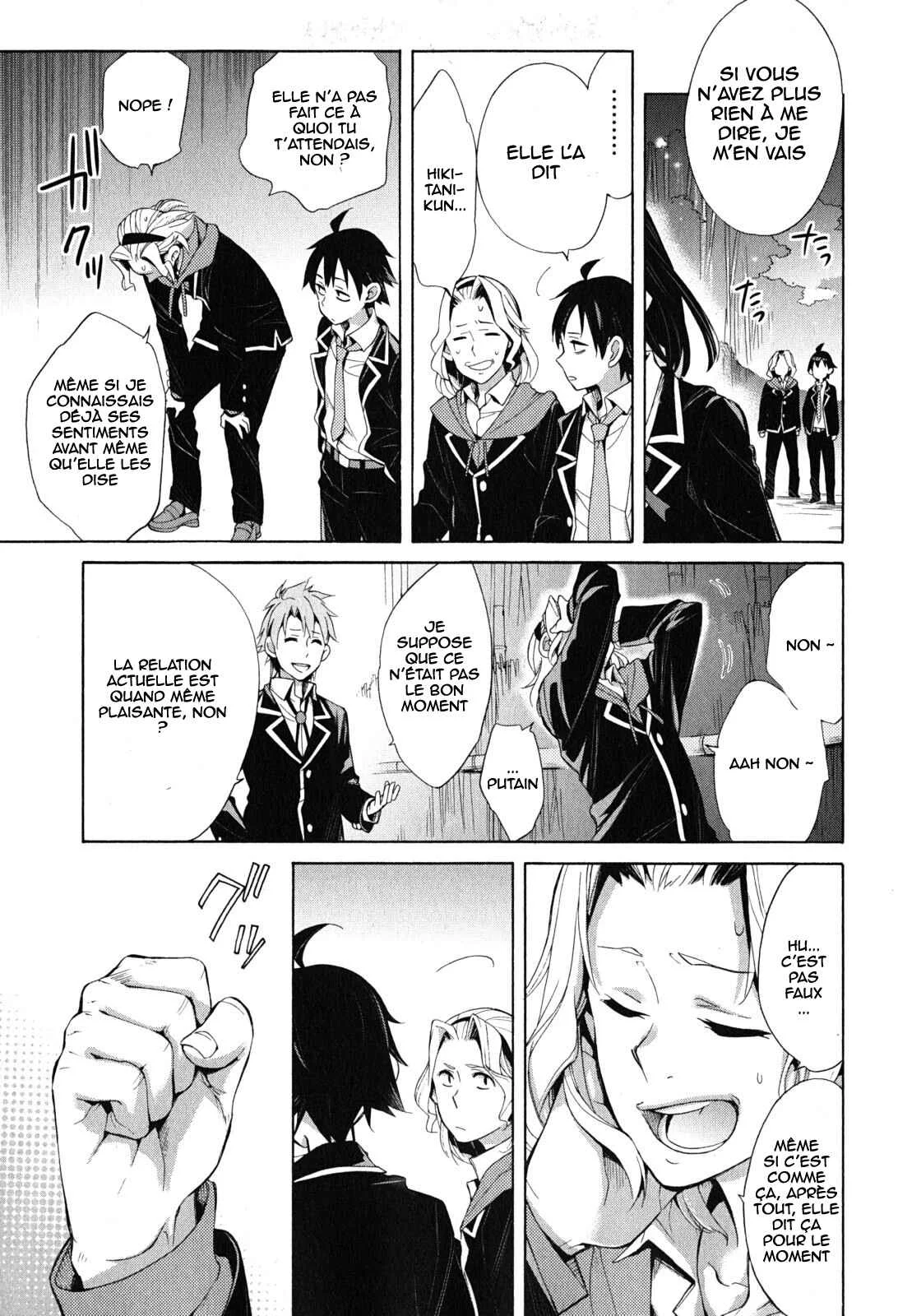 Yahari Ore no Seishun Love Come wa Machigatteiru.: Monologue Chapitre 29 - Page 23