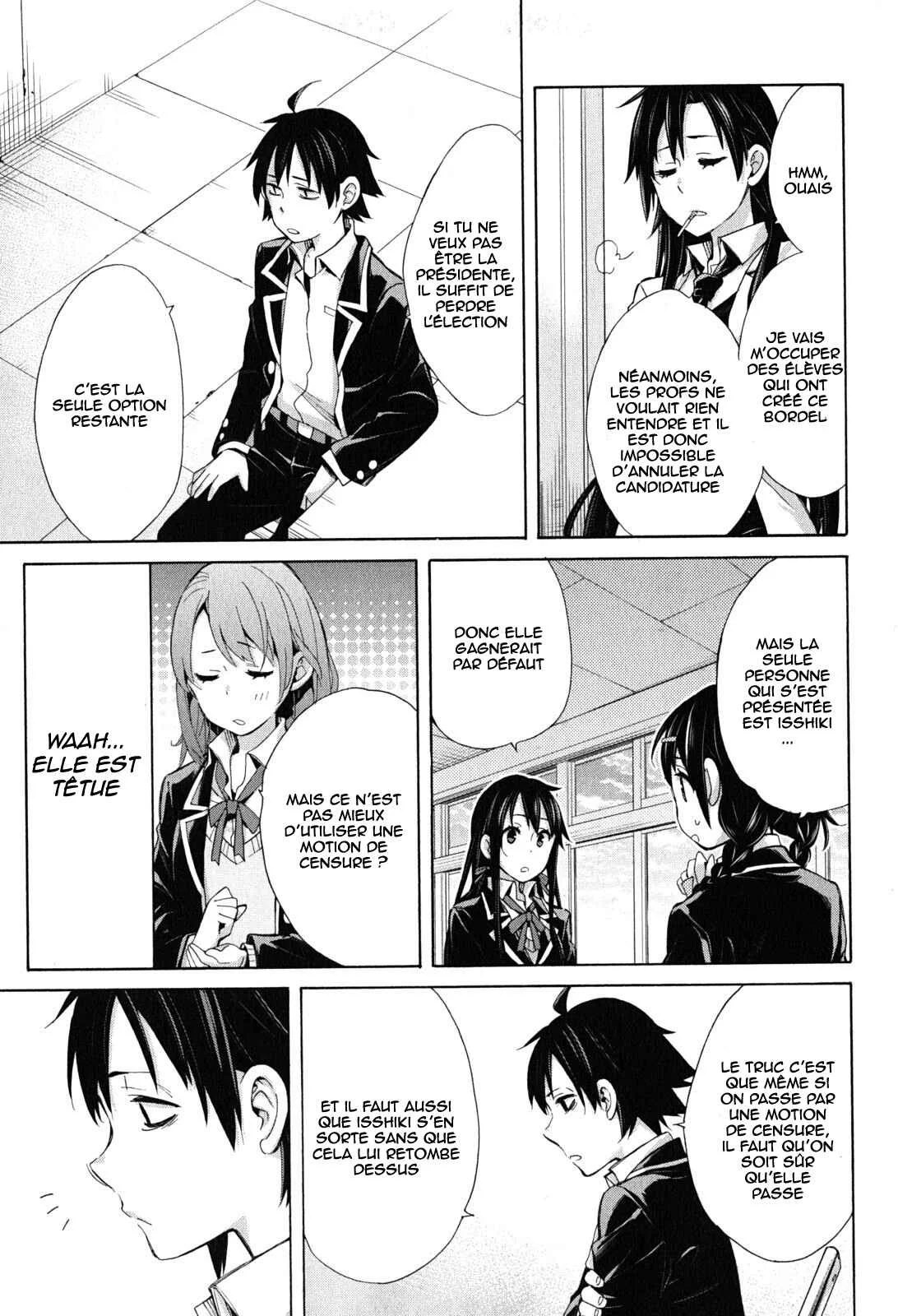 Yahari Ore no Seishun Love Come wa Machigatteiru.: Monologue Chapitre 30 - Page 25