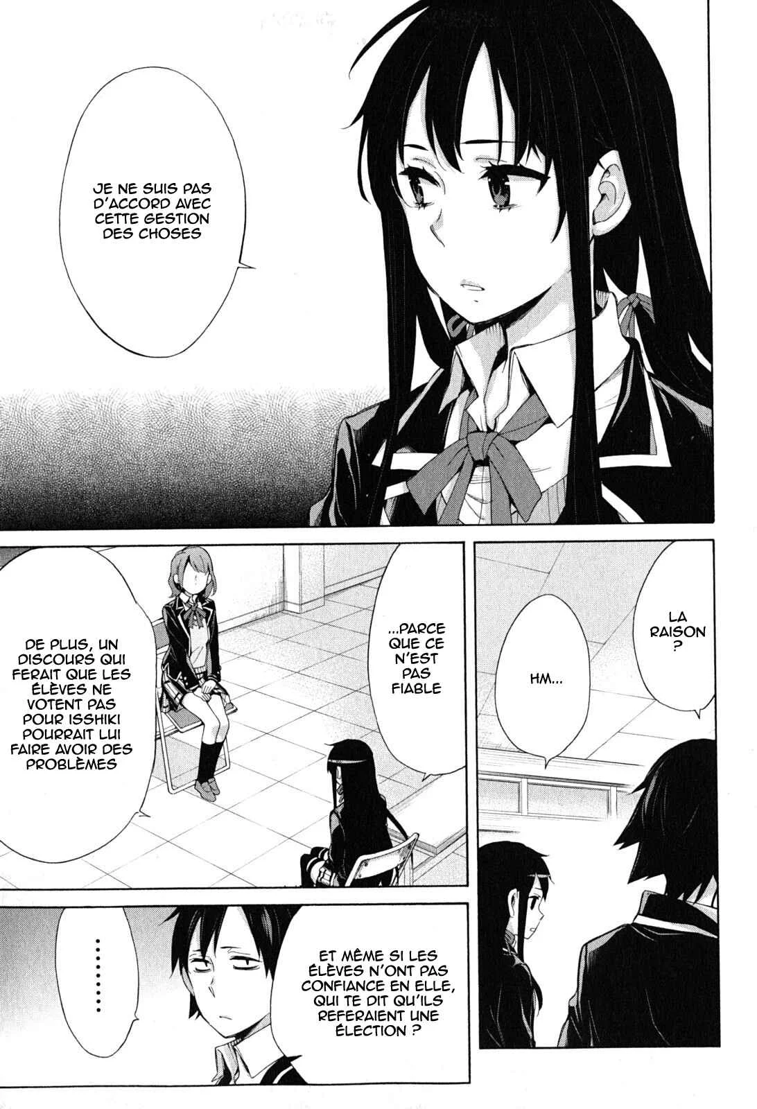 Yahari Ore no Seishun Love Come wa Machigatteiru.: Monologue Chapitre 30 - Page 27
