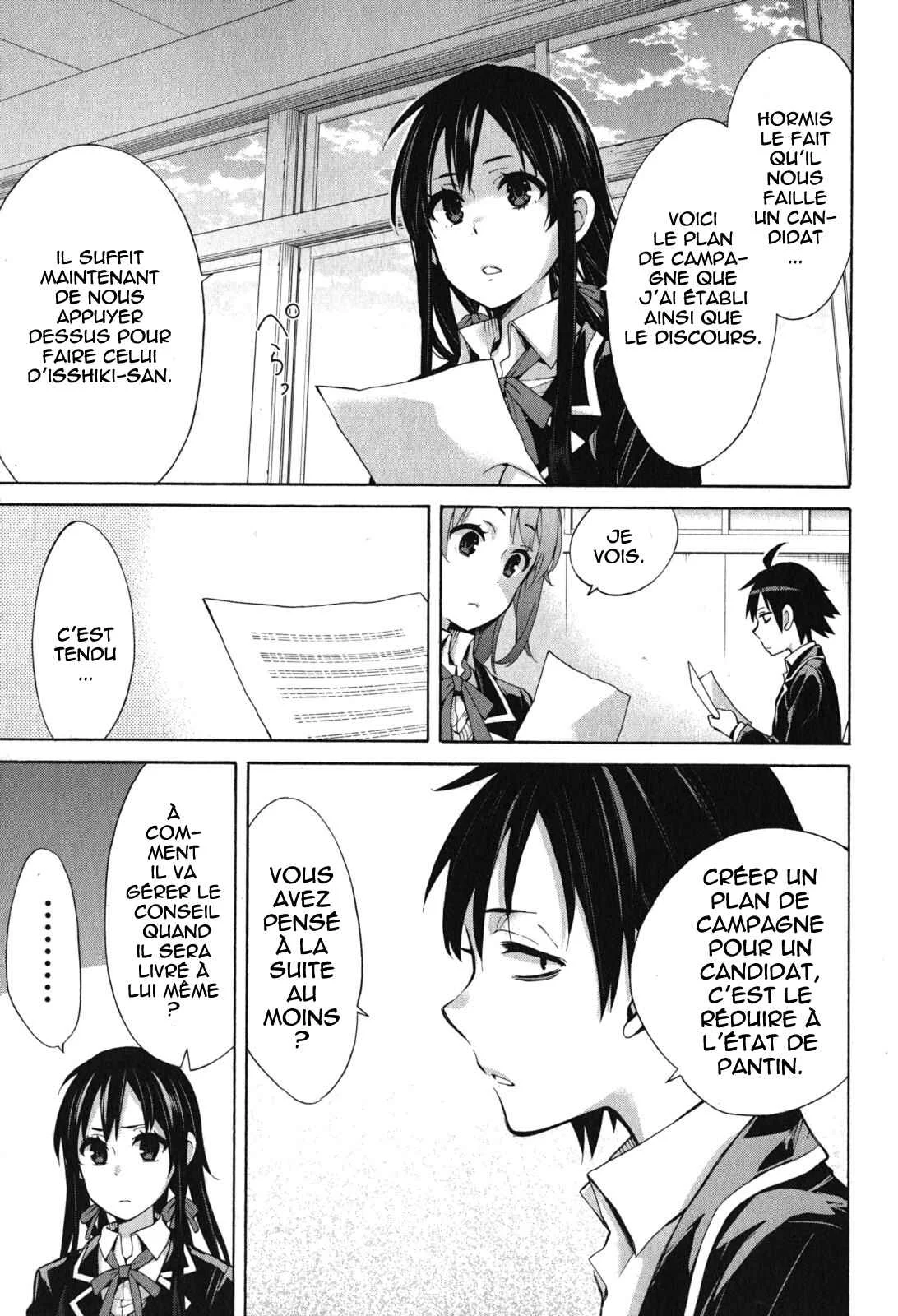 Yahari Ore no Seishun Love Come wa Machigatteiru.: Monologue Chapitre 31 - Page 29