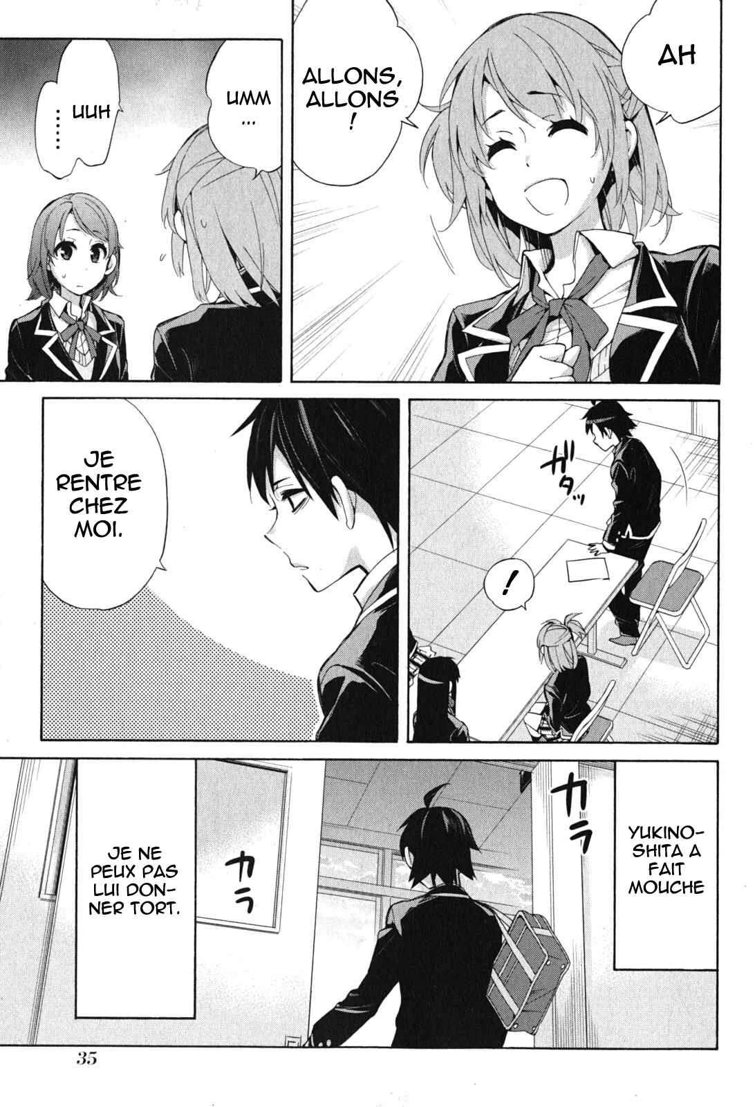 Yahari Ore no Seishun Love Come wa Machigatteiru.: Monologue Chapitre 31 - Page 33
