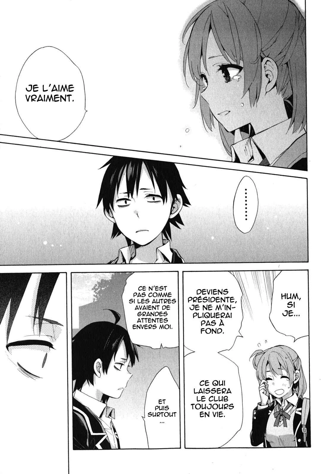Yahari Ore no Seishun Love Come wa Machigatteiru.: Monologue Chapitre 33 - Page 20