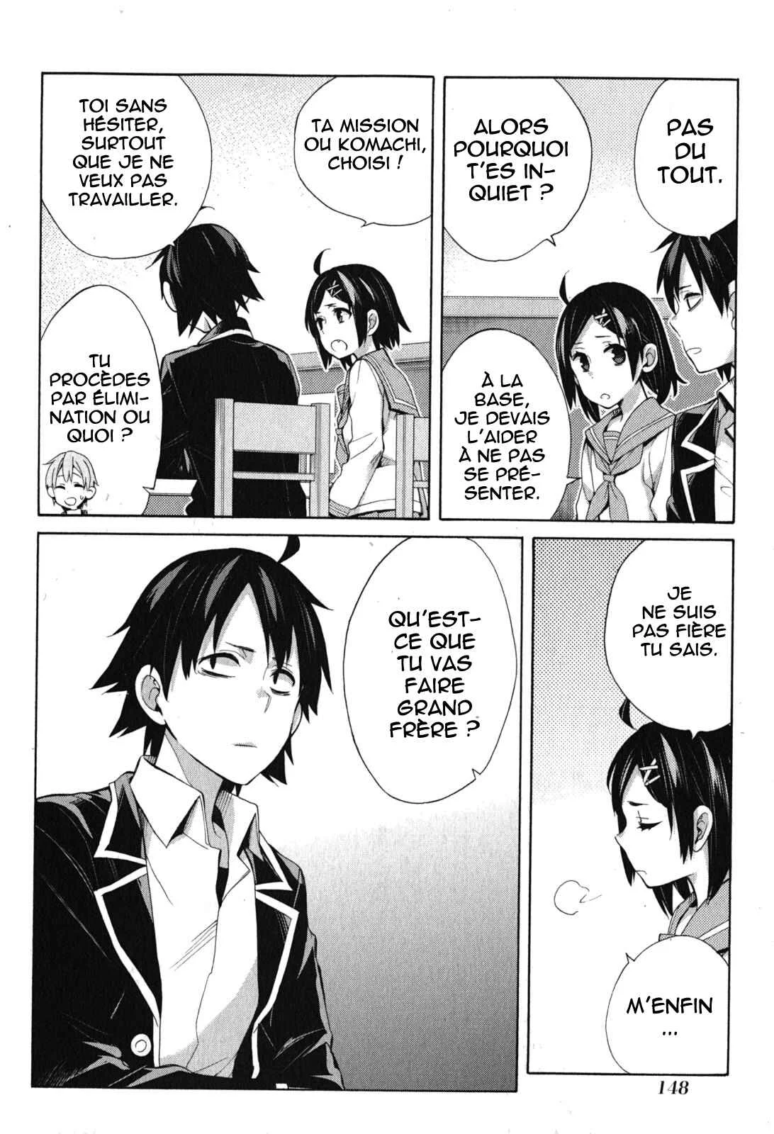 Yahari Ore no Seishun Love Come wa Machigatteiru.: Monologue Chapitre 33 - Page 51