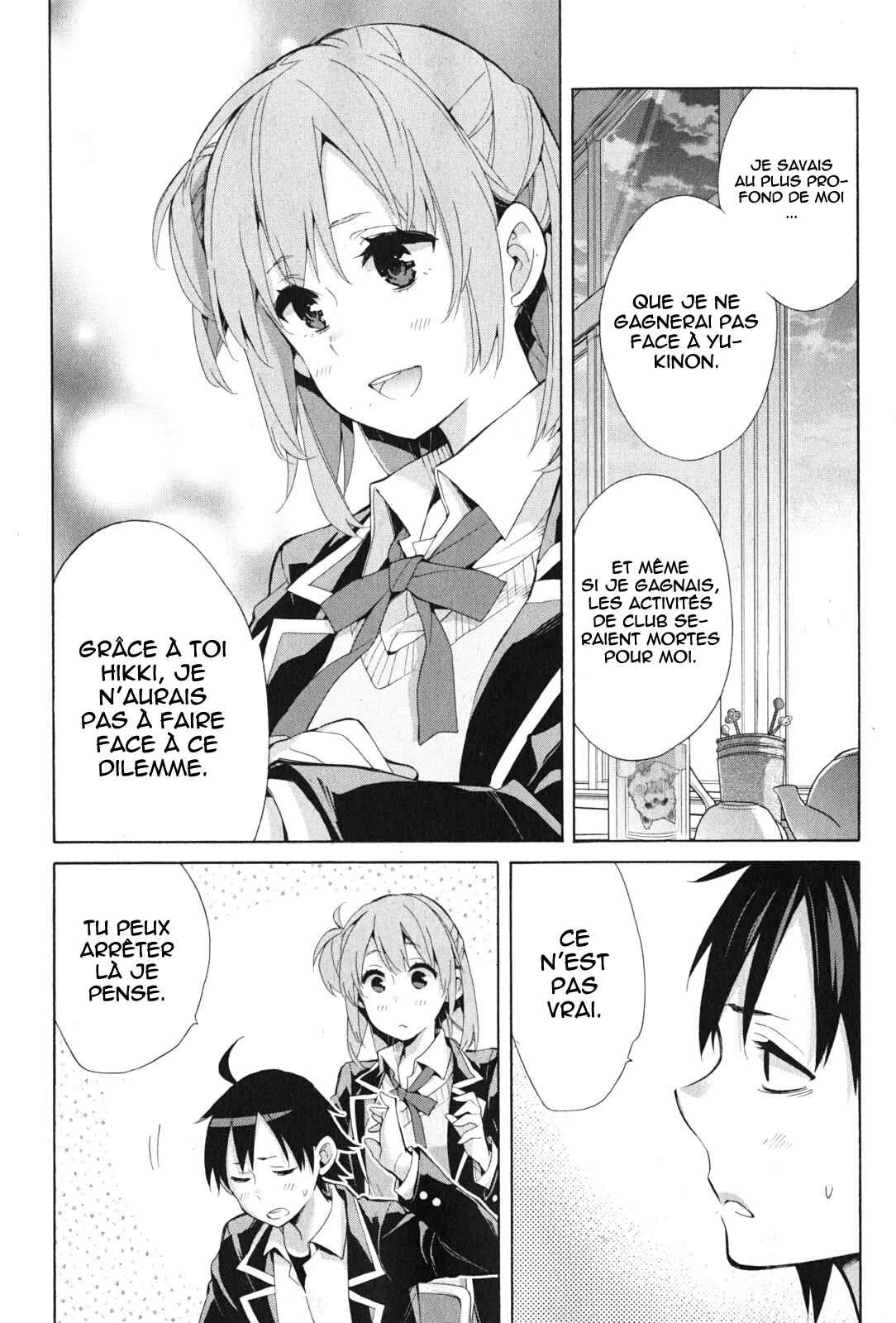 Yahari Ore no Seishun Love Come wa Machigatteiru.: Monologue Chapitre 34 - Page 28