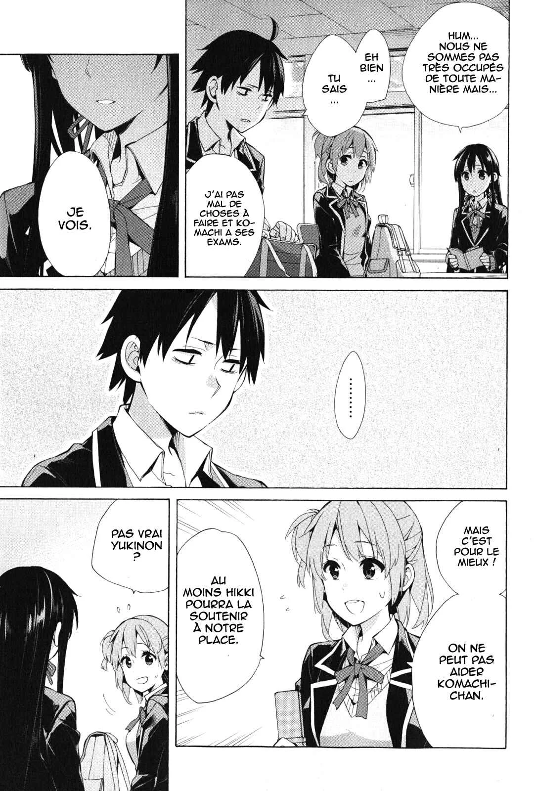 Yahari Ore no Seishun Love Come wa Machigatteiru.: Monologue Chapitre 37 - Page 2